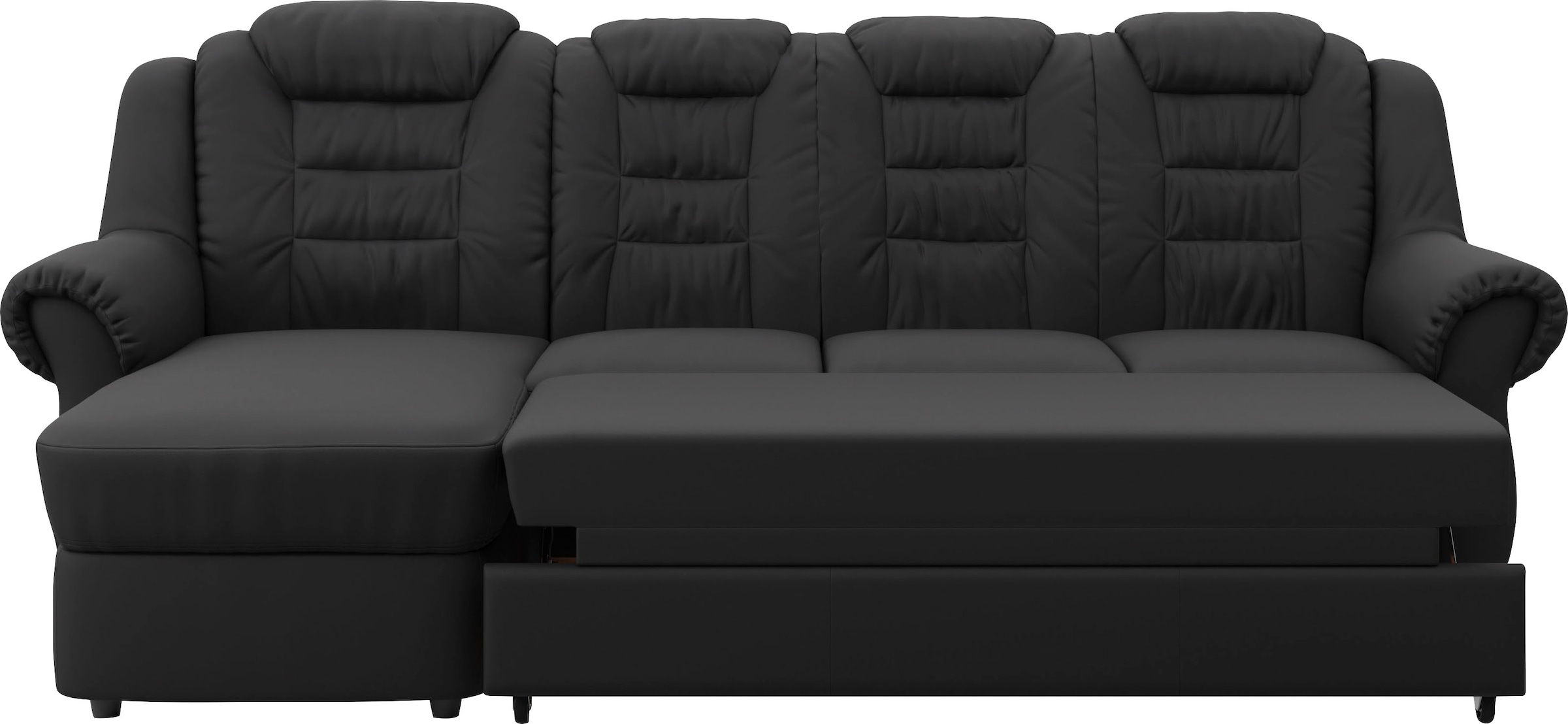 Home affaire Ecksofa »Boston L-Form«, mit hoher Rückenlehne, wahlweise mit Bettfunktion