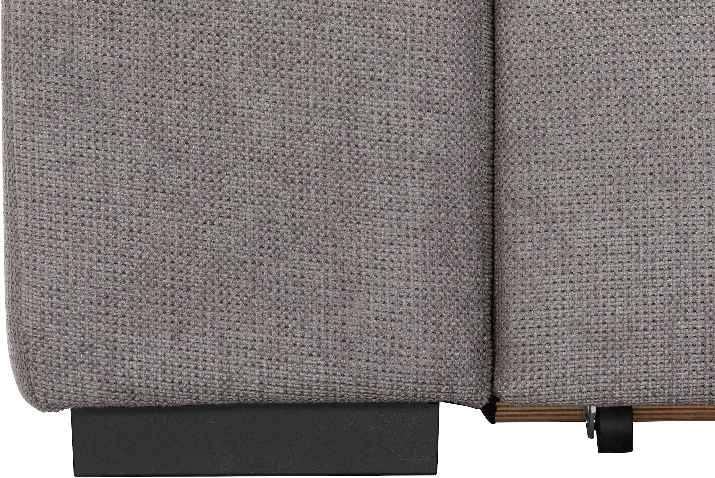 COTTA Ecksofa »Lola L-Form mit Kopfteilfunktion & Hocker«, (Set, mit Hocker), wahlweise mit Bettfunktion, Bettkasten & Armteilverstellung