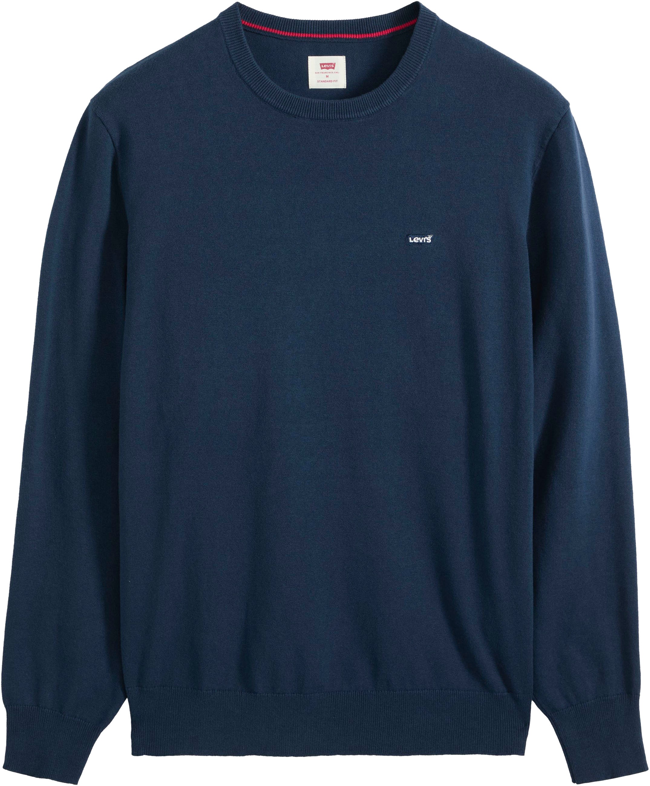 Levi's® Rundhalspullover »LIGHTWEIGHT HM SWEATER« Feingerippte Abschlüsse