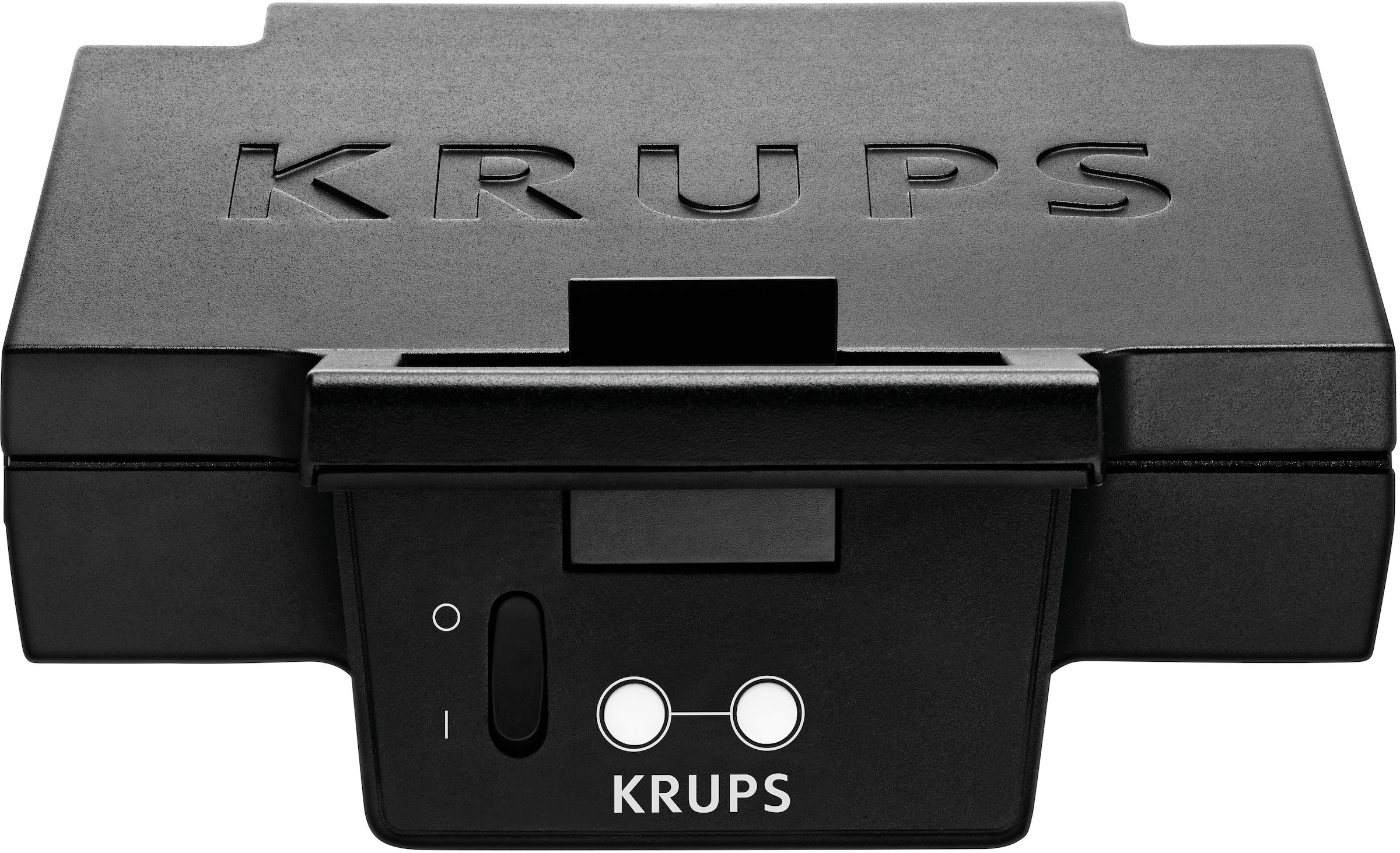 Krups Sandwichmaker »FDK452«, 850 W, breite Platten, Temperaturkontrollleuchte, praktischer Griff, kompakt