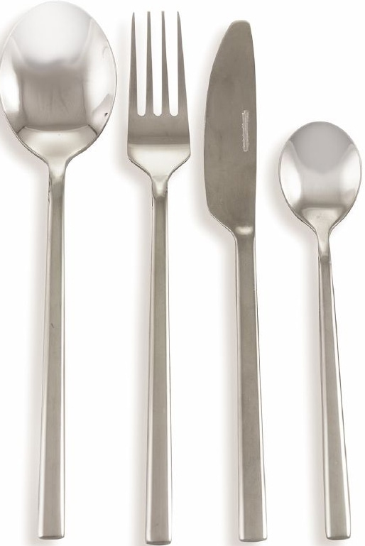 Villa d'Este Besteck-Set »Stylo poliert«, (Set, 24 tlg.), Essbesteck-Set, poliert
