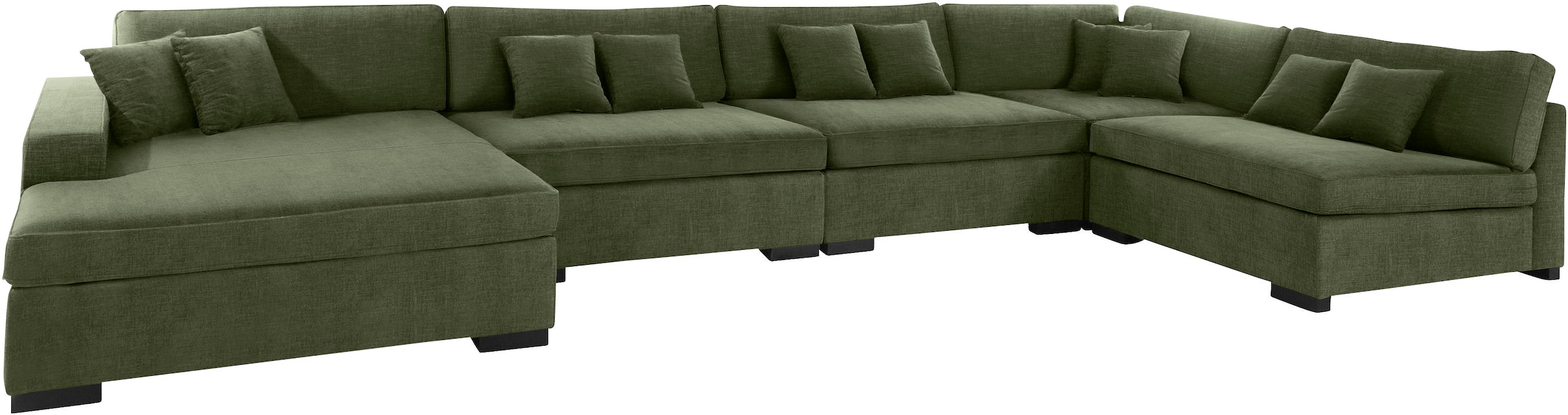Guido Maria Kretschmer Home&Living Wohnlandschaft »Skara XXL U-Form«, Lounge-Sofa XXL mit Federkern-Polsterung, in vielen Bezugsvarianten