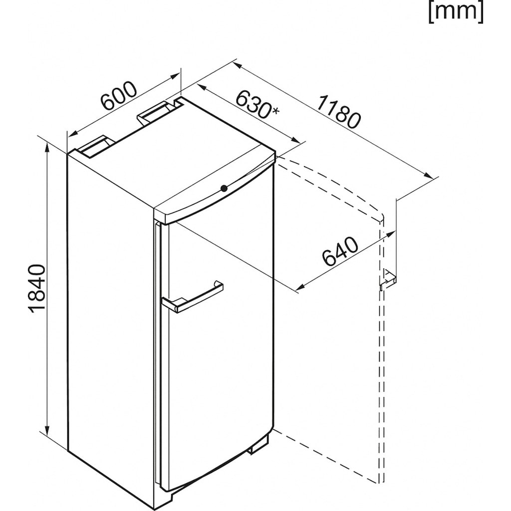 Miele Gefrierschrank »FN 28062 ws«, 184,1 cm hoch, 60 cm breit