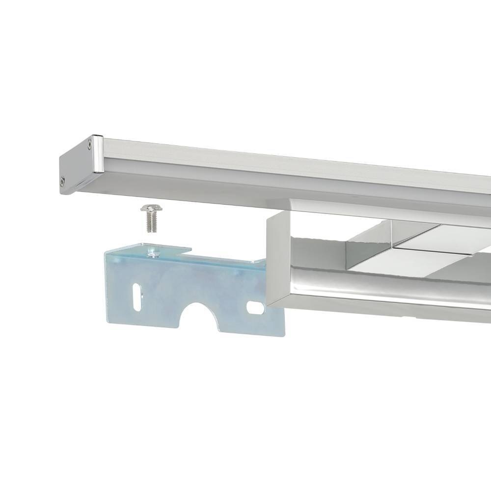 EGLO Spiegelleuchte »PANDELLA 1 Wandlampe, Badezimmerlampe, chrom, silber, weiß, IP44«, 1 flammig, Leuchtmittel LED-Board | LED fest integriert, LED, Bad, Badezimmer, klassisch, modern, minimalistisch, 40x12x4cm