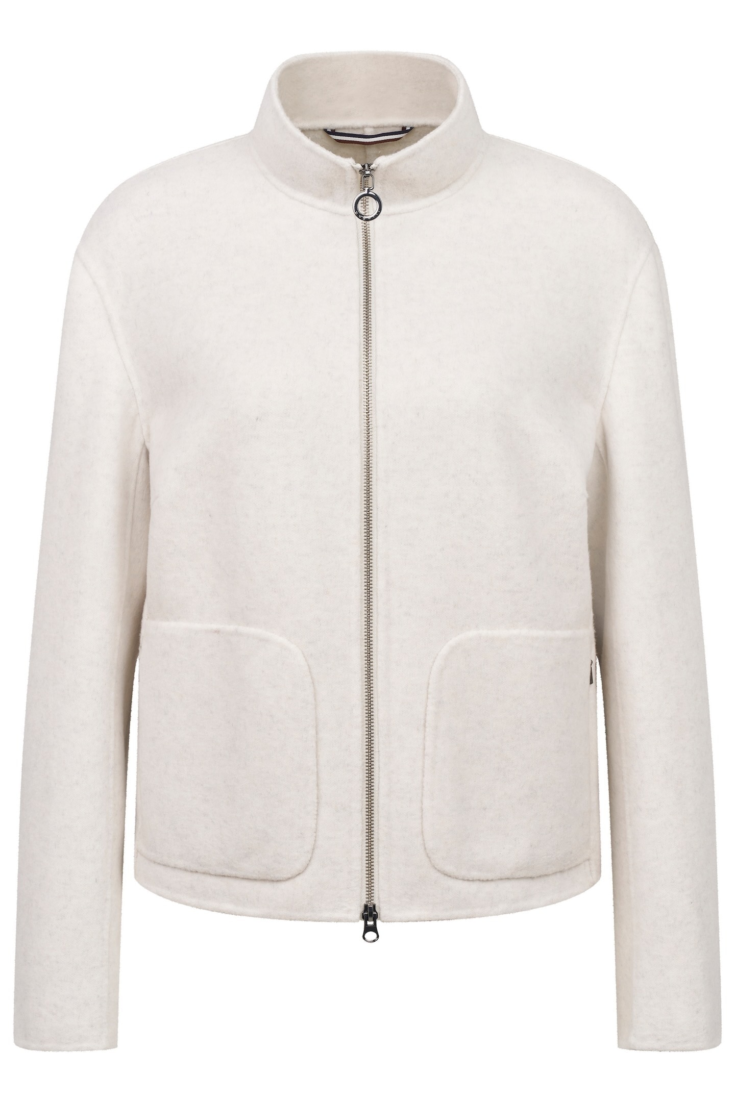 bugatti Wolljacke, ohne Kapuze, mit Stehkragen & Reißverschluss