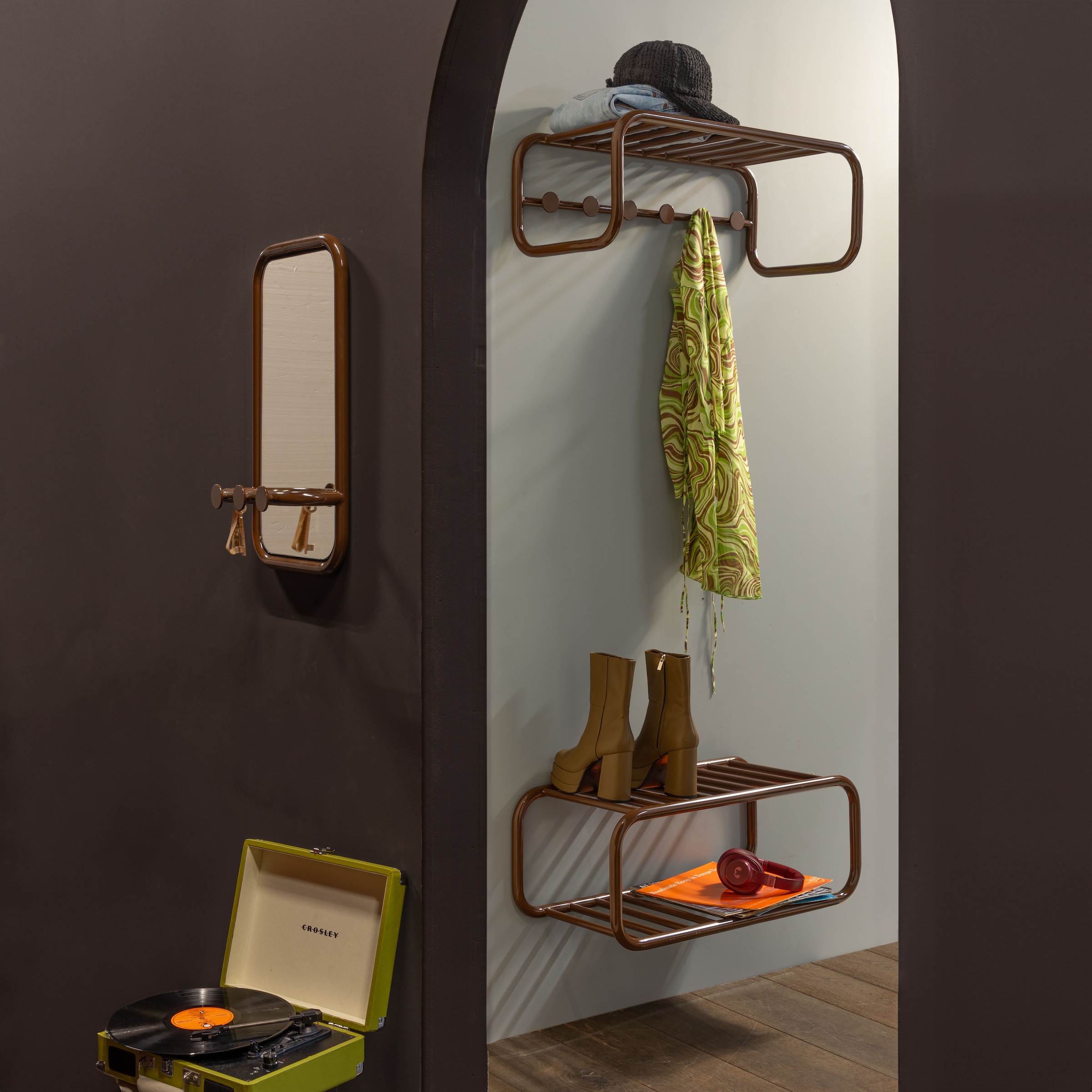 Spinder Design Garderobenleiste »RETRO Garderobe«