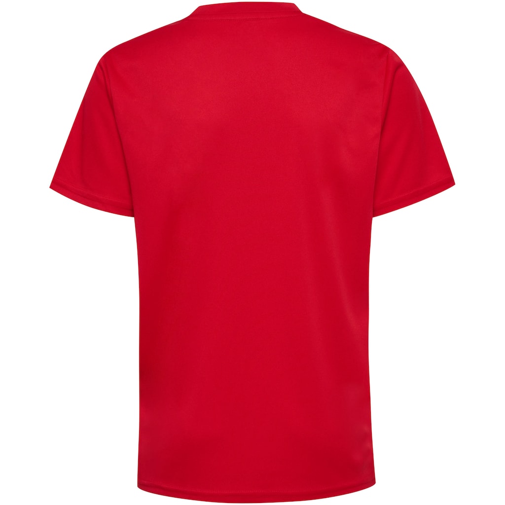 hummel T-Shirt »HMLESSENTIAL JERSEY S/S KIDS«, (1 tlg.)