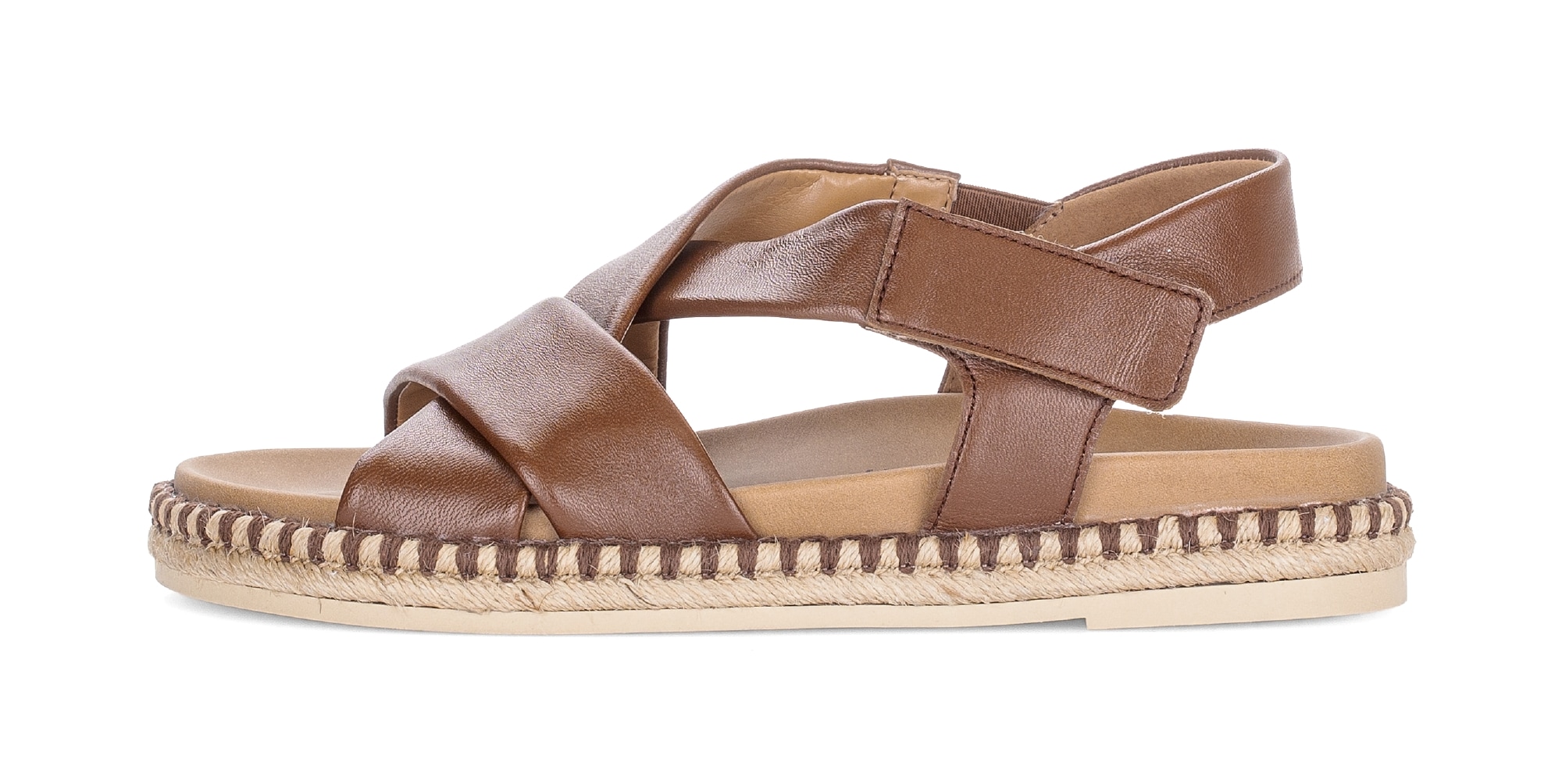 Gabor Riemchensandale  Plateau, Sandalette mit weichen Riemchen