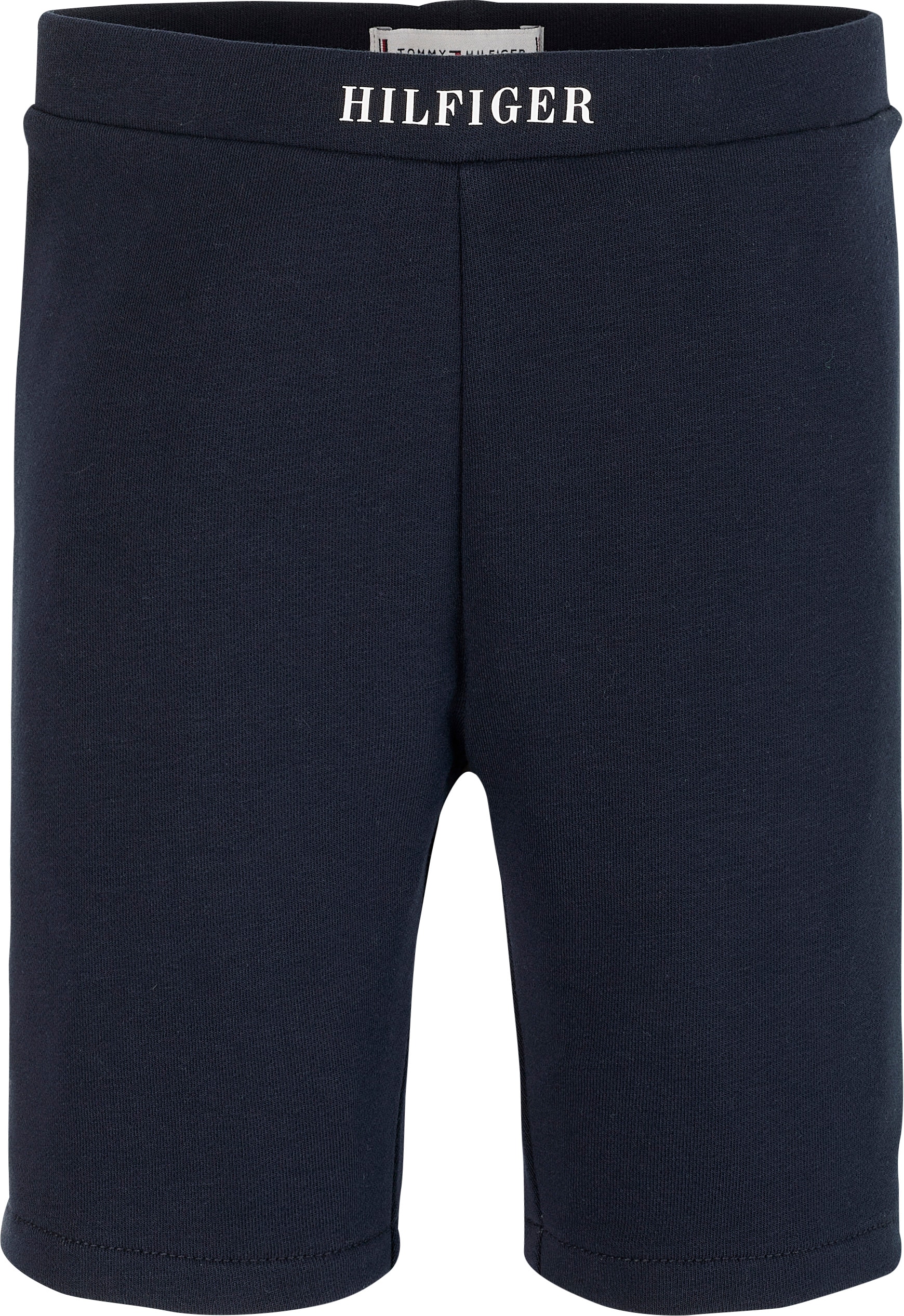 Tommy Hilfiger Radlerhose »ESSENTIAL LOGO CYCLING SHORT«, mit Logoschriftzug, in Minilänge