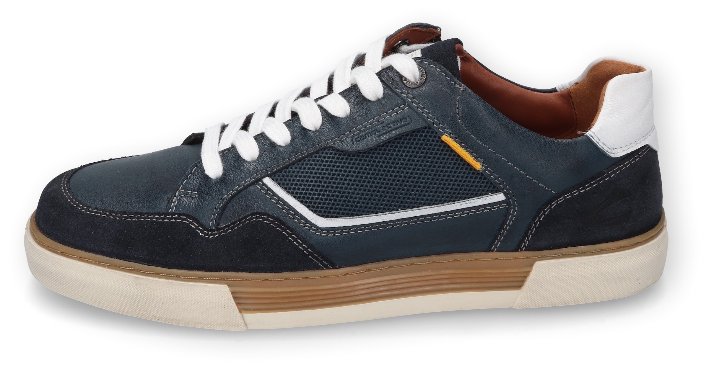 camel active Sneaker, Retro Sneaker, Schnürschuh, Halbschuh mit Lederinnensohle