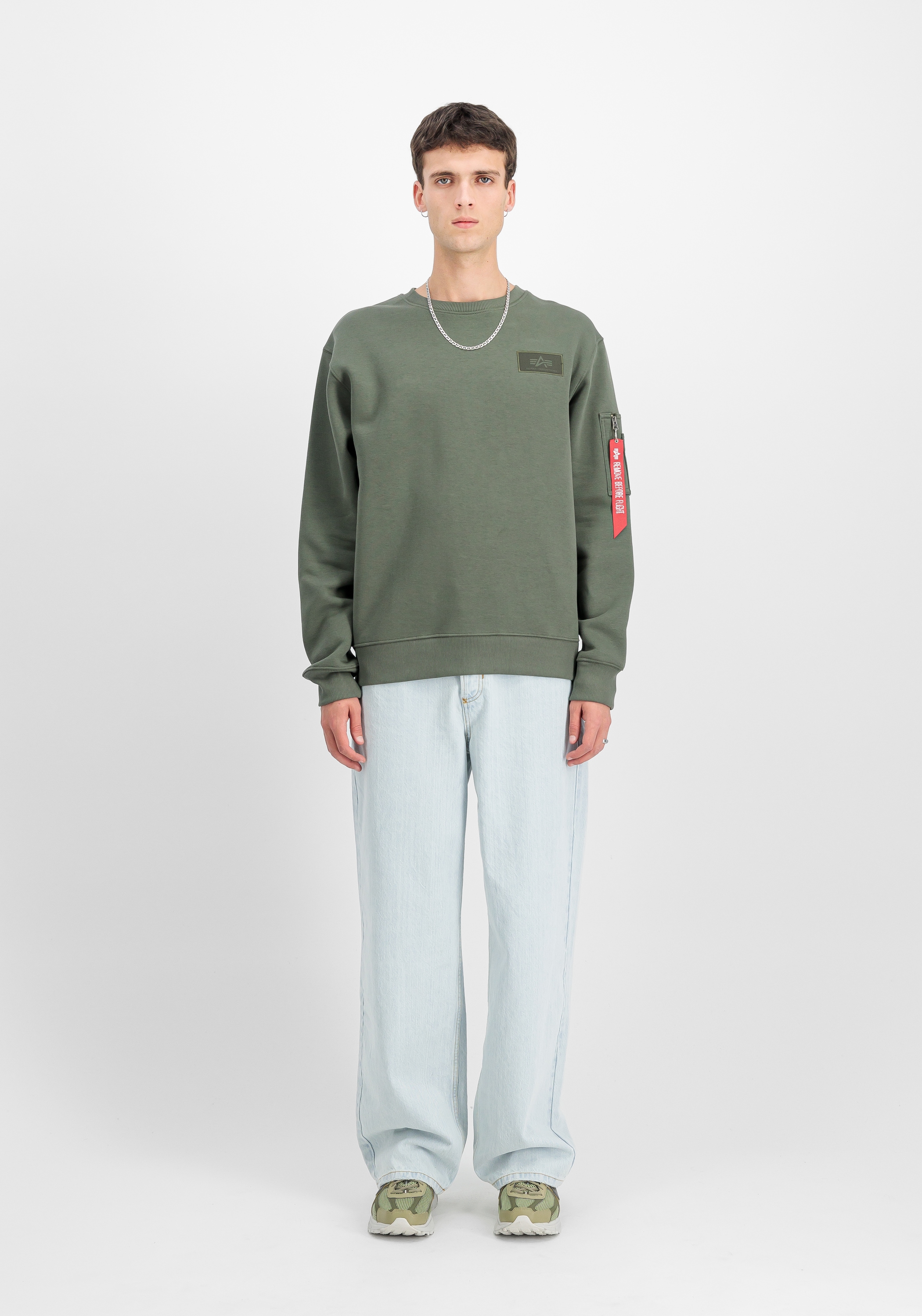 Alpha Industries Sweater »Alpha Industries Men - Sweatshirts Backprint Sweatshirt«