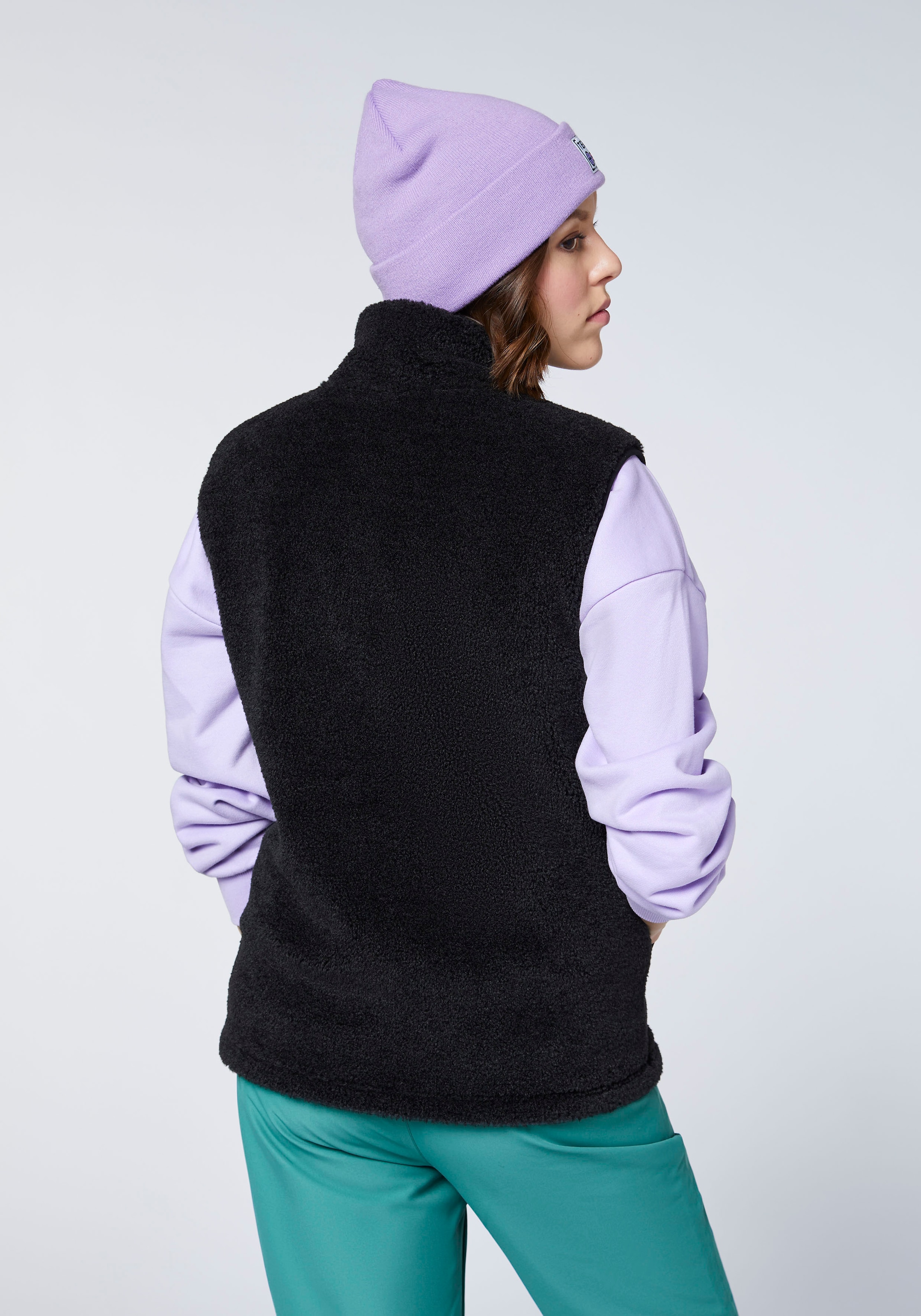 Chiemsee Fleeceweste - aus extra kuscheligem Sherpa Fleece<br/>
