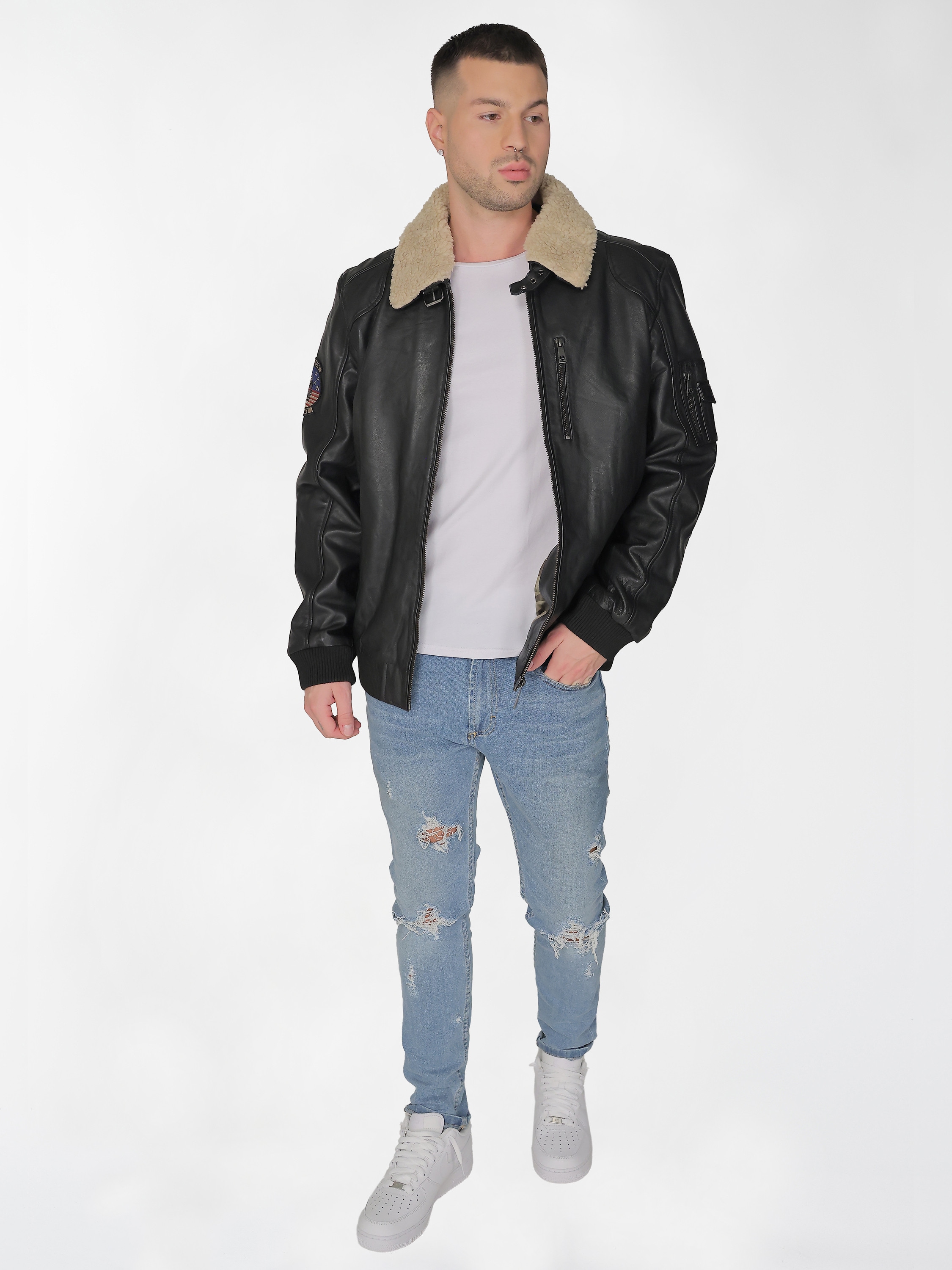 TOP GUN Lederjacke »Lederjacke TG20193144«