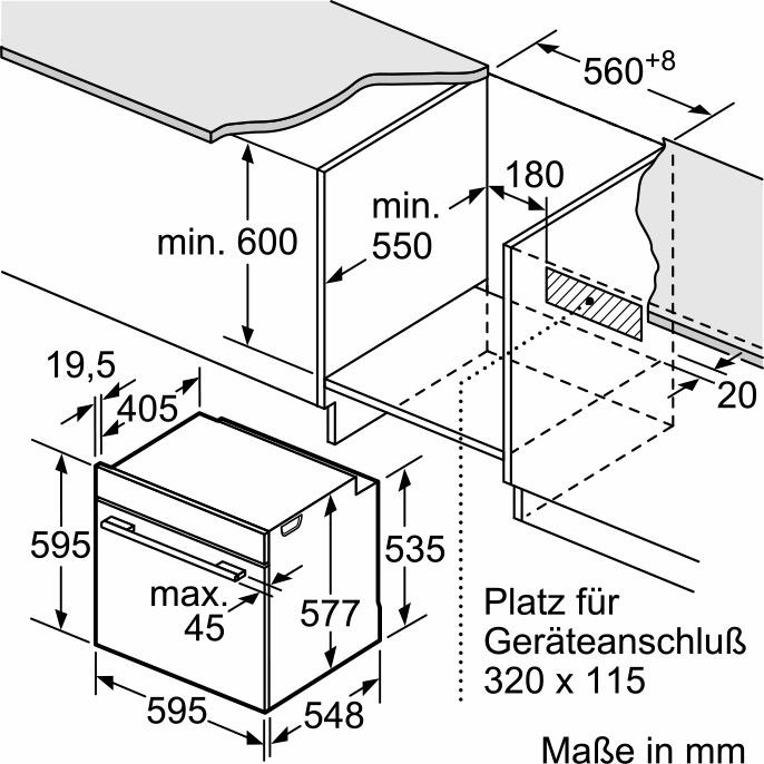 BOSCH Pyrolyse Backofen »HBG675BB1«, Serie OTTO mit Teleskopauszug bei mit AutoPilot nachrüstbar, 8, online Pyrolyse-Selbstreinigung