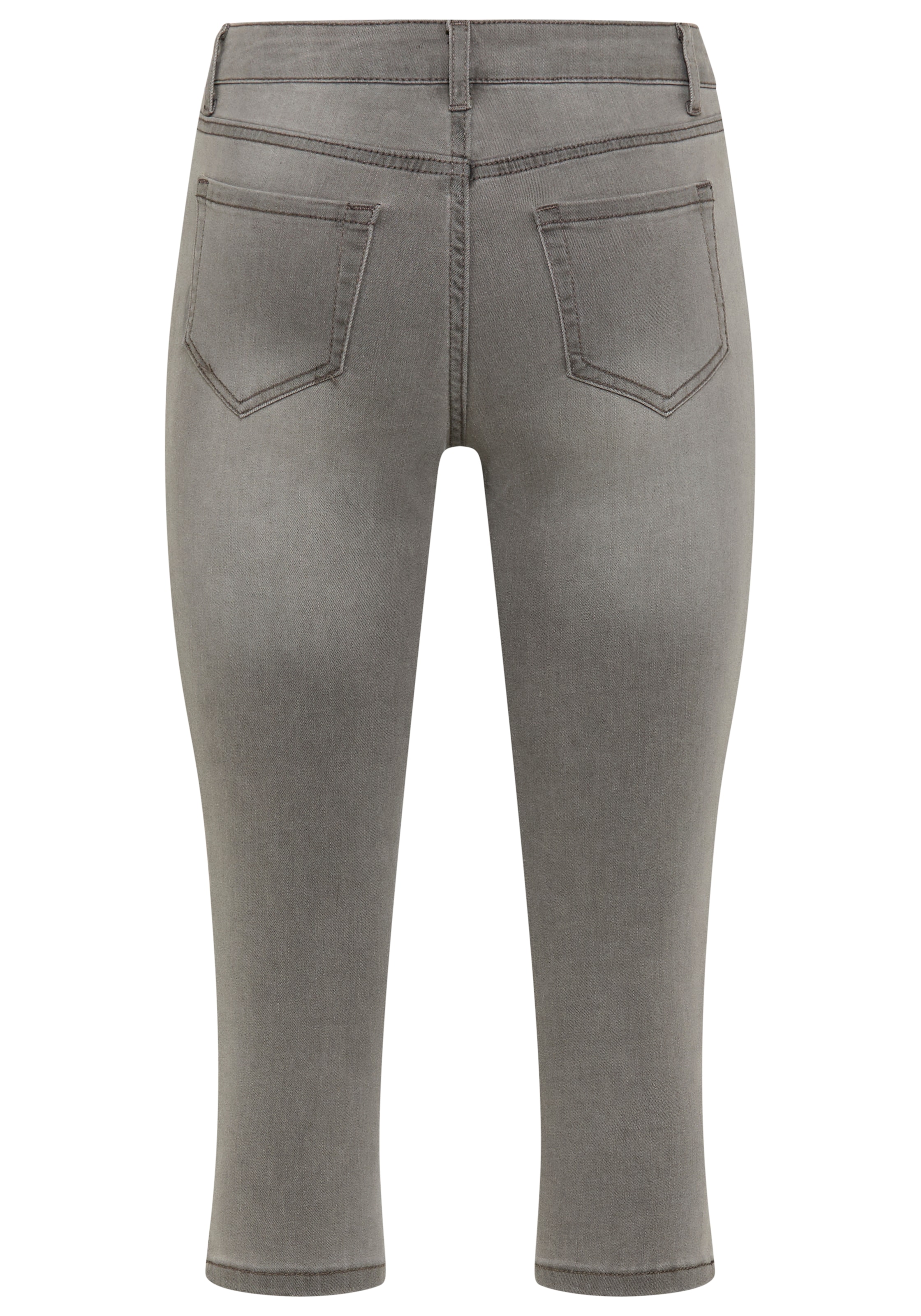 Arizona Caprijeans »Ultra-Stretch«, extra-enger Schnitt, modischer Beinabschluss mit Schlitz