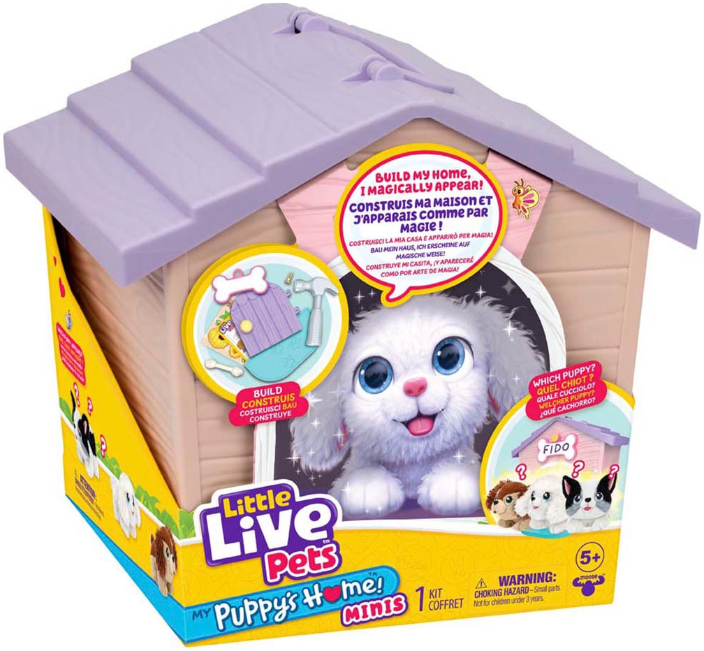 Moose Spielwelt »Little Live Pets: My Puppy's Home Mini, Pink«