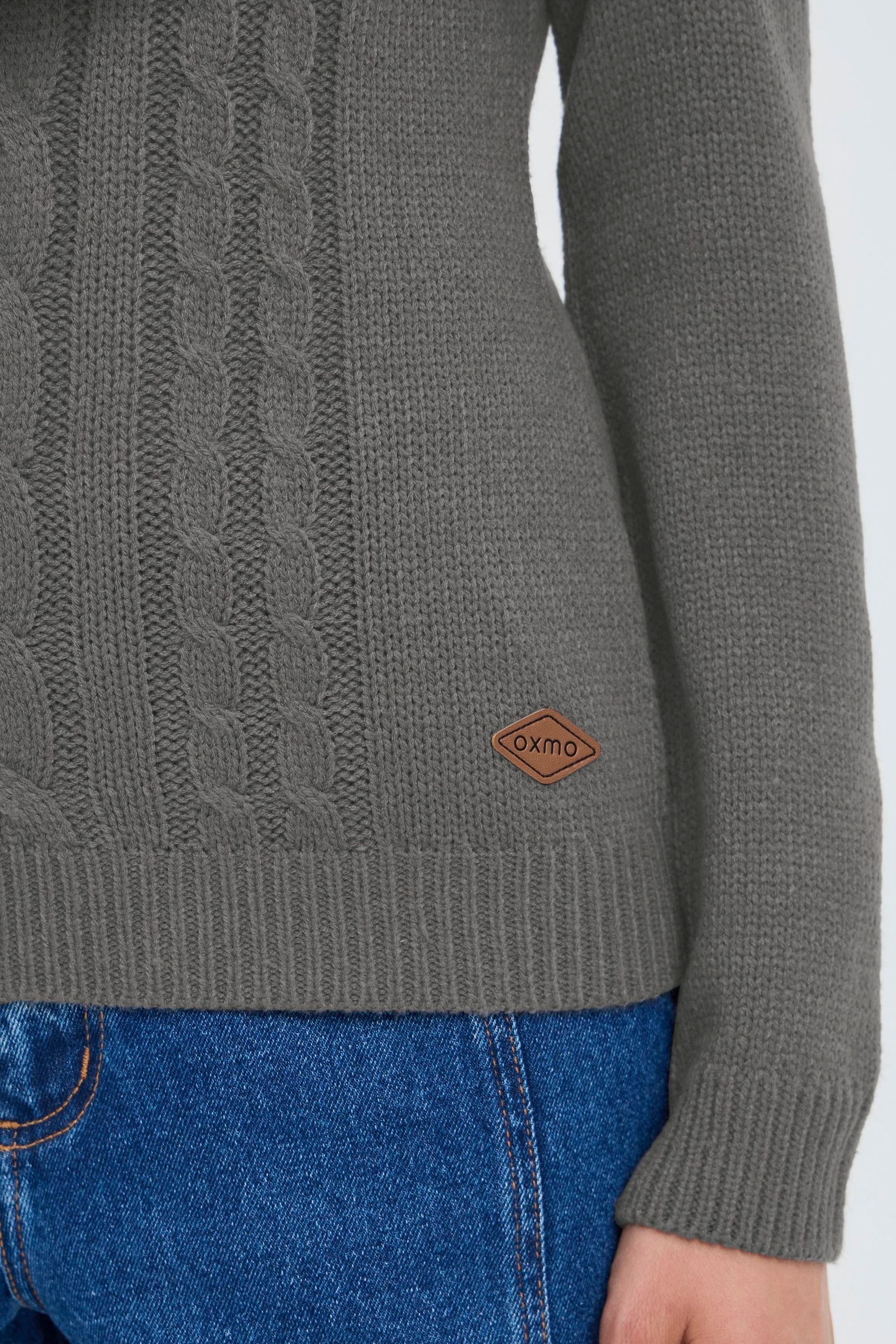 OXMO Strickfleece-Pullover »Strickpullover OXCARRYONE«