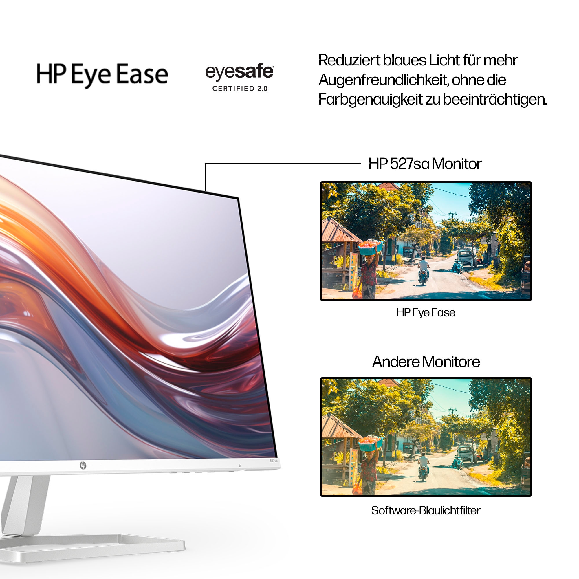 HP LED-Monitor »527sa (HSD-0175-K)«, 69 cm/27 Zoll, 1920 x 1080 px, Full HD, 5 ms Reaktionszeit, 100 Hz