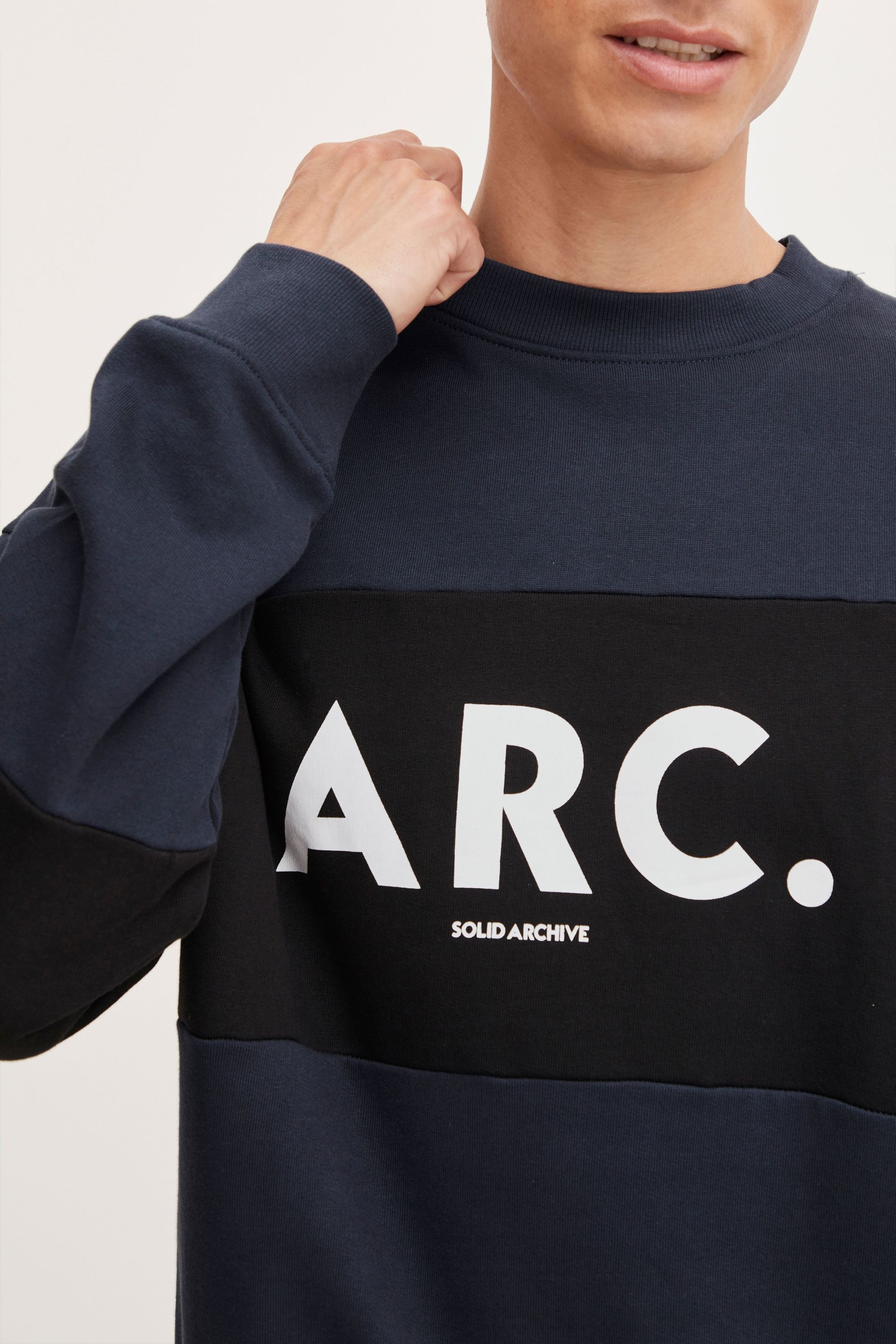 !Solid Longpullover »Sweatshirt SDCaius«