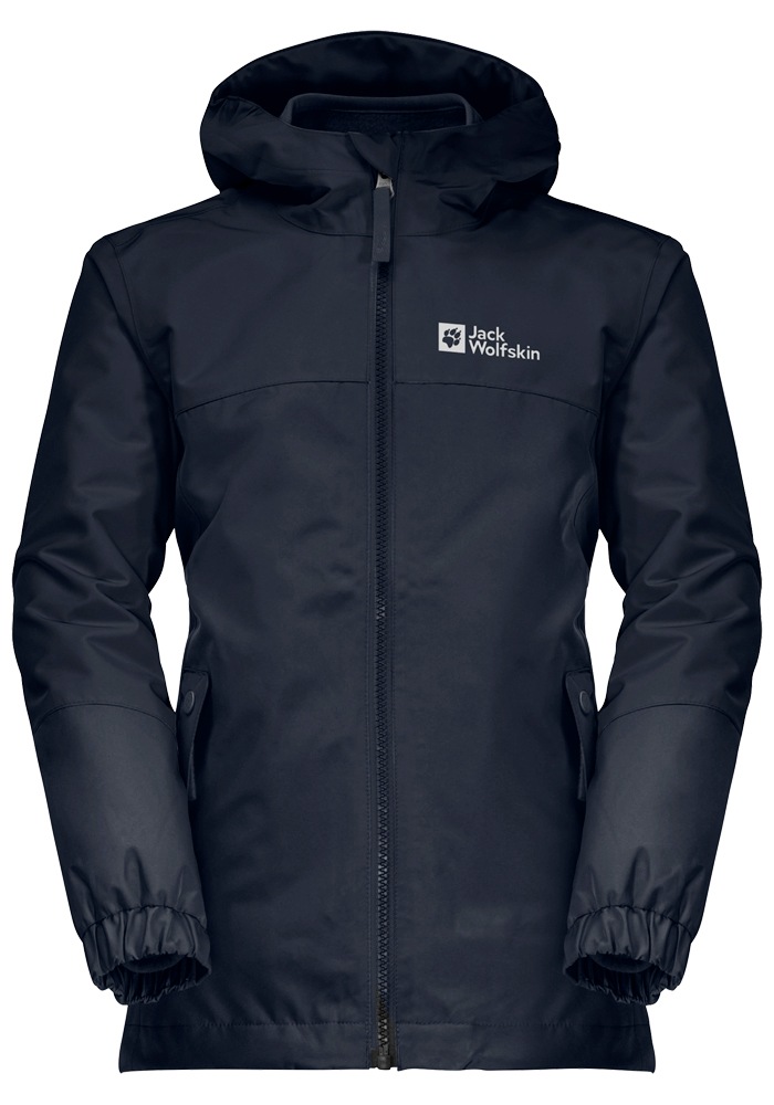 Jack Wolfskin Mädchen 3-in-1-Funktionsjacke »ICELAND 3IN1 JACKET G« 2 teilig in blau, Größe 104