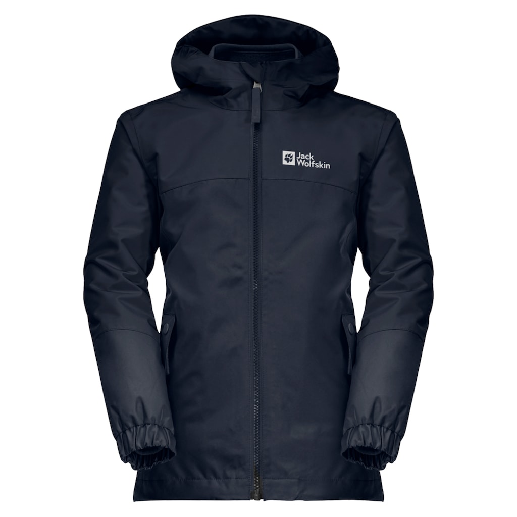 Jack Wolfskin 3-in-1-Funktionsjacke »ICELAND 3IN1 JACKET G«, (2 teilig), mit Kapuze