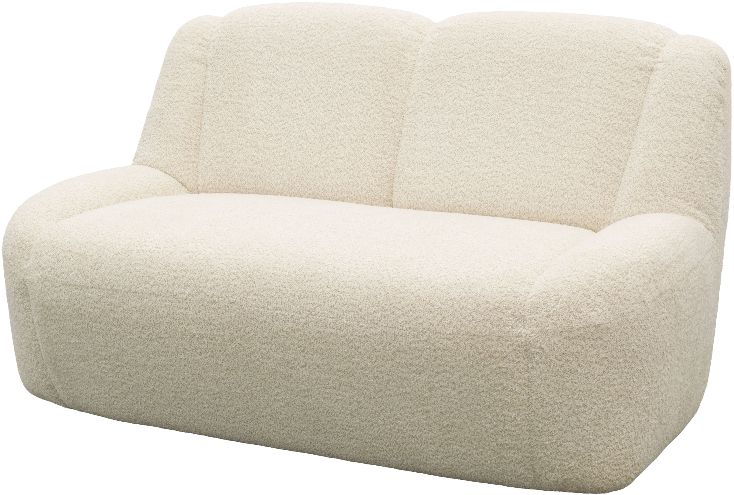 DOMO collection Polstergarnitur »Ryos, 2-Sitzer und 2,5-Sitzer, organische Form« Set, 2 tlg. skulpturale Opik, cozy chic