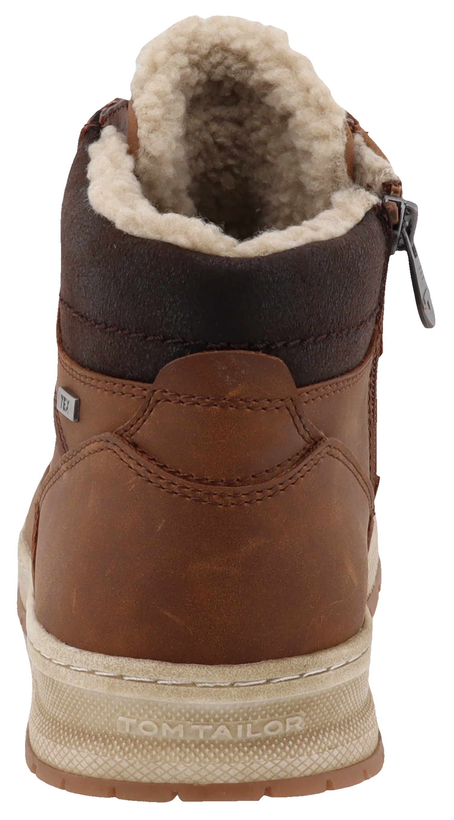 TOM TAILOR Winterboots, Plateau, Schnürboots, High Top-Sneaker mit Innenreißverschluss