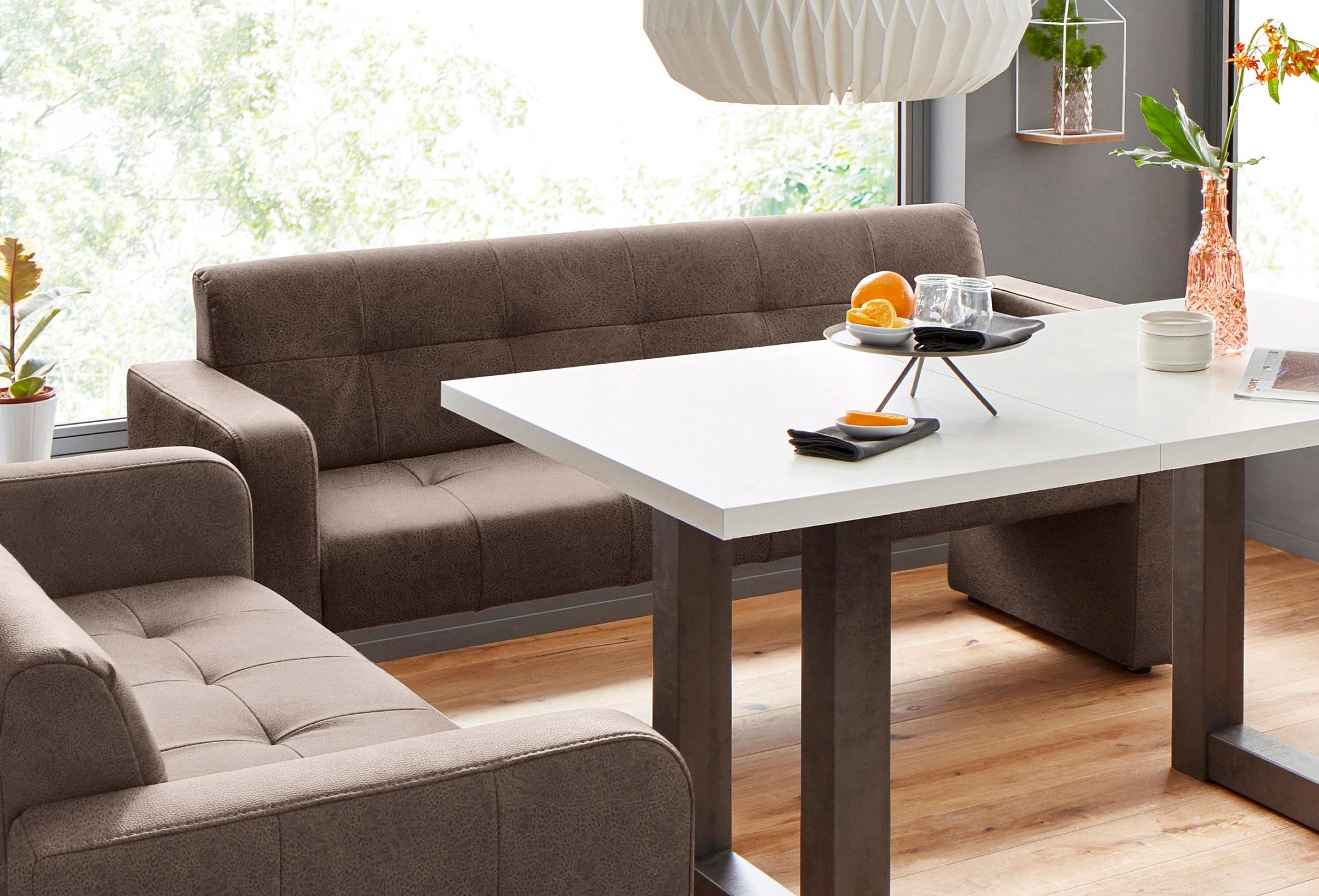 exxpo - sofa fashion Polsterbank »Barista Küchensofa mit Komfortsitzhöhe 49cm« tolle Detailverarbeitung, frei im Raum stellbar