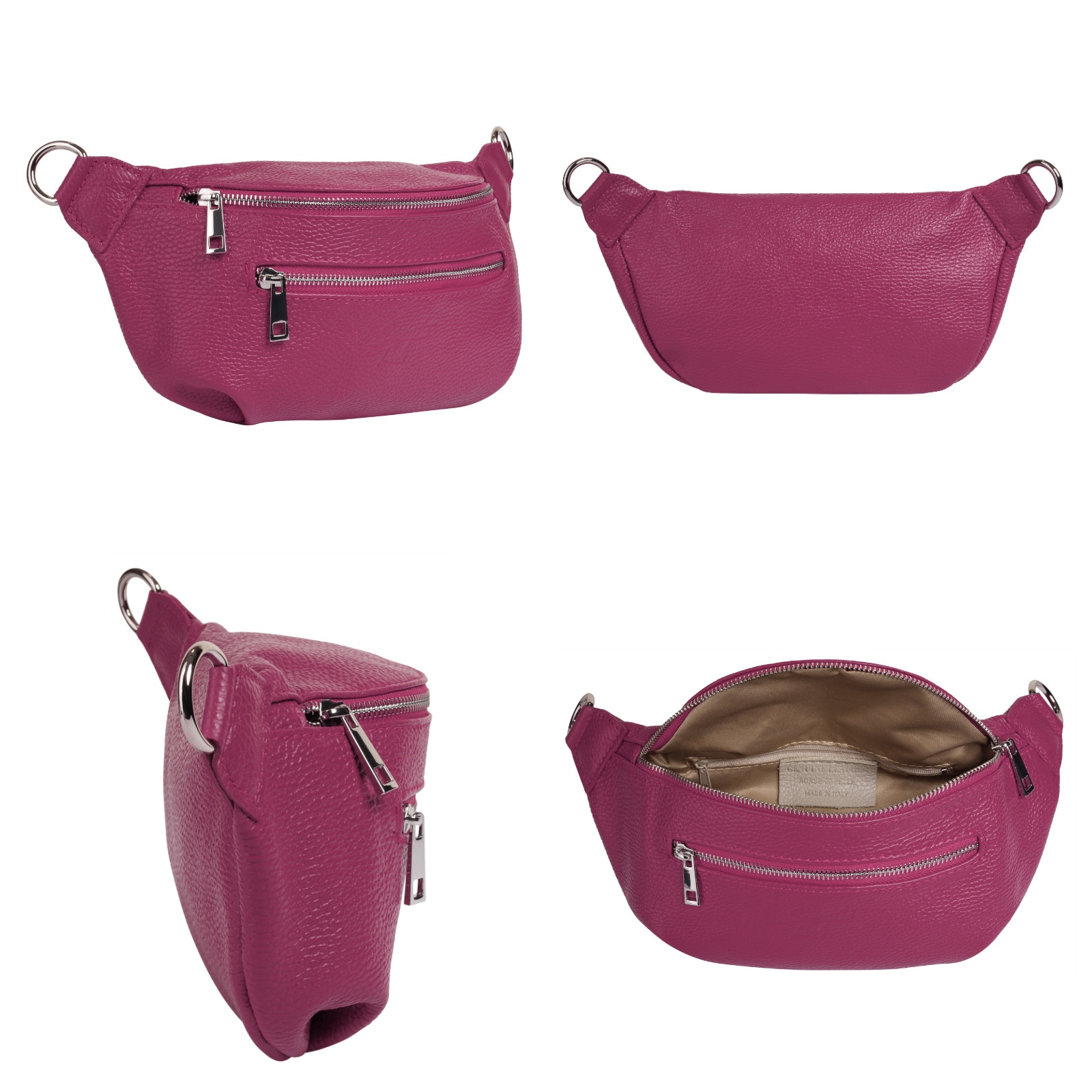 Samantha Look Gürteltasche, echt Leder, Made in Italy