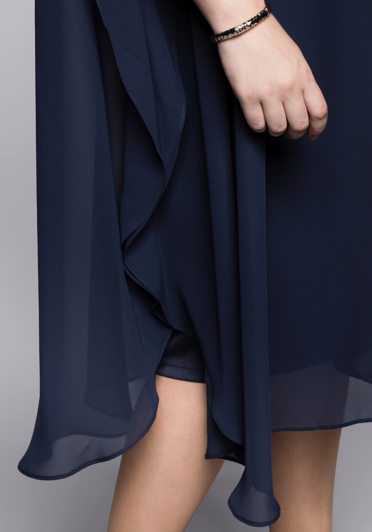 Sheego Chiffonkleid »Kleid«