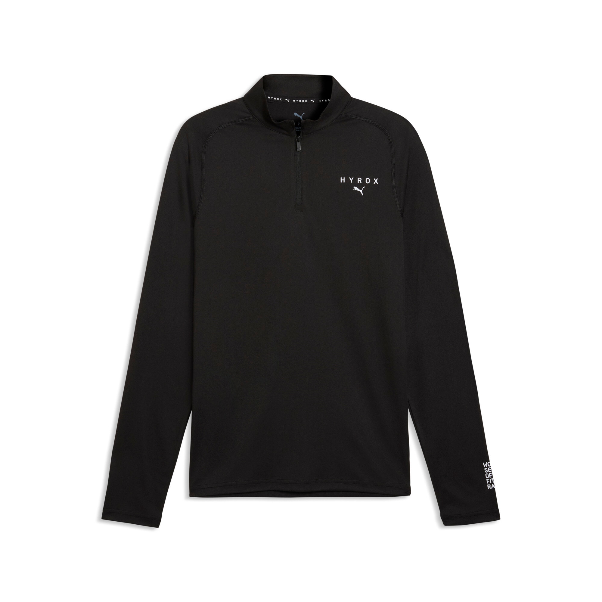 PUMA Trainingsshirt »M  X HYROX 14 ZIP« Regular Fit, atmungsaktives Material, schnell trocknend