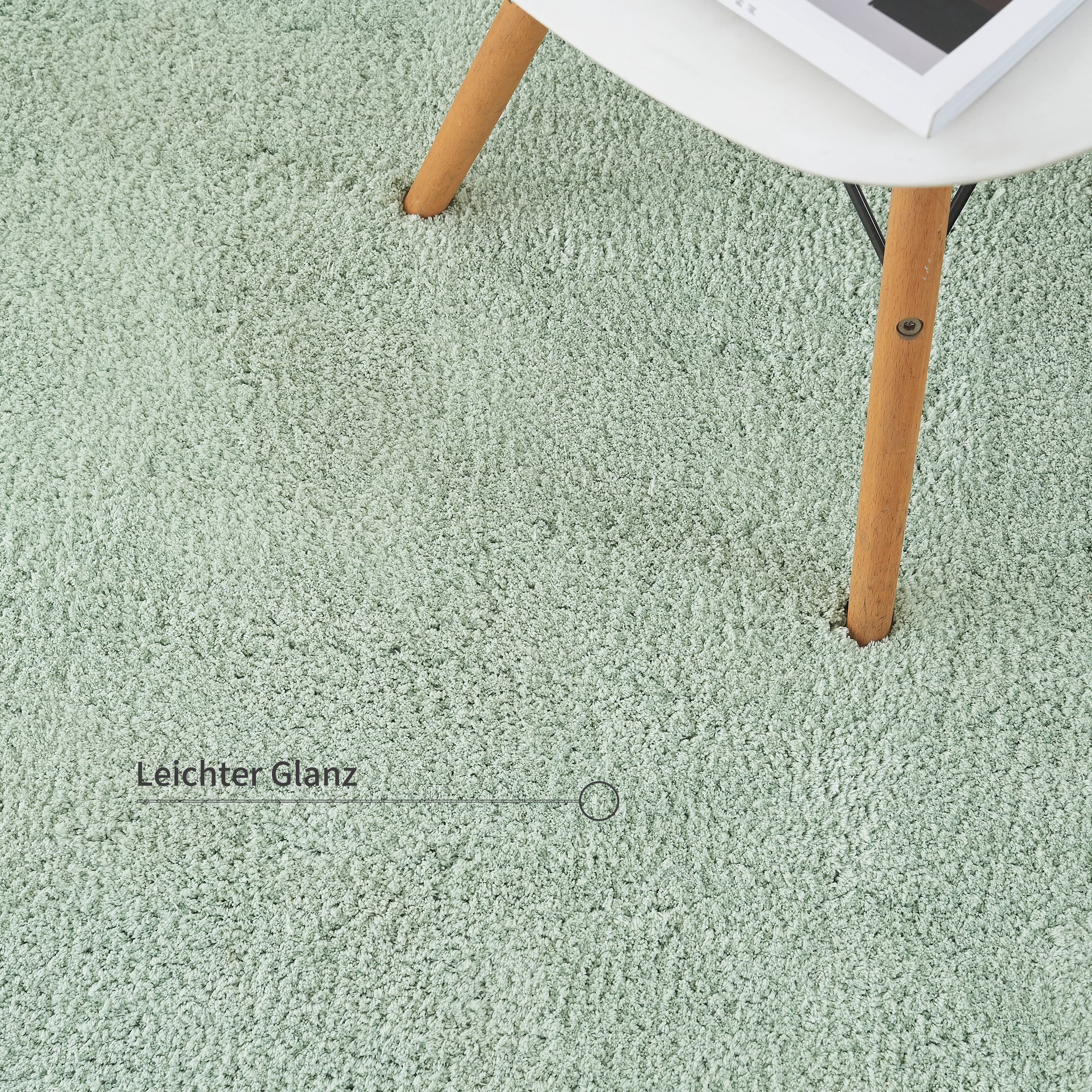 my home Hochflor-Teppich »Microfaser Teppich Magong, besonders weich, sehr feiner Flor«, rechteckig, 25 mm Höhe, uni, Wohnzimmer, Schlafzimmer, Kinderzimmer, auch rund und als Läufer