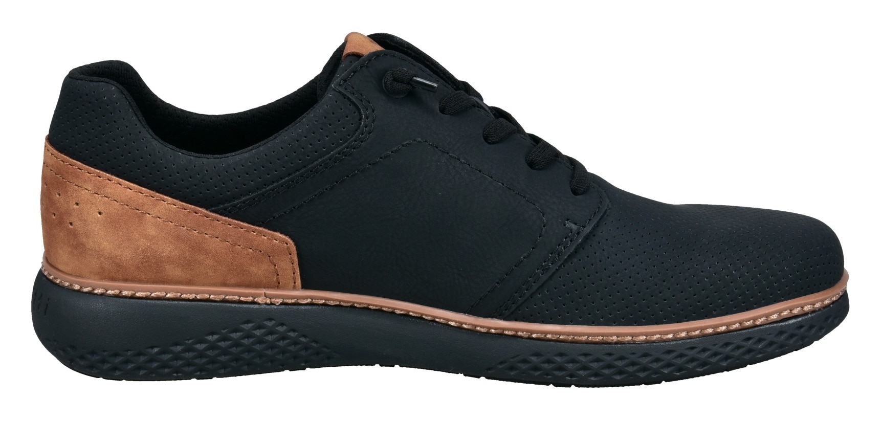 bugatti Slip-On Sneaker  Halbschuh, Freizeitsneaker mit Perforation, elastische Schnürsenkel