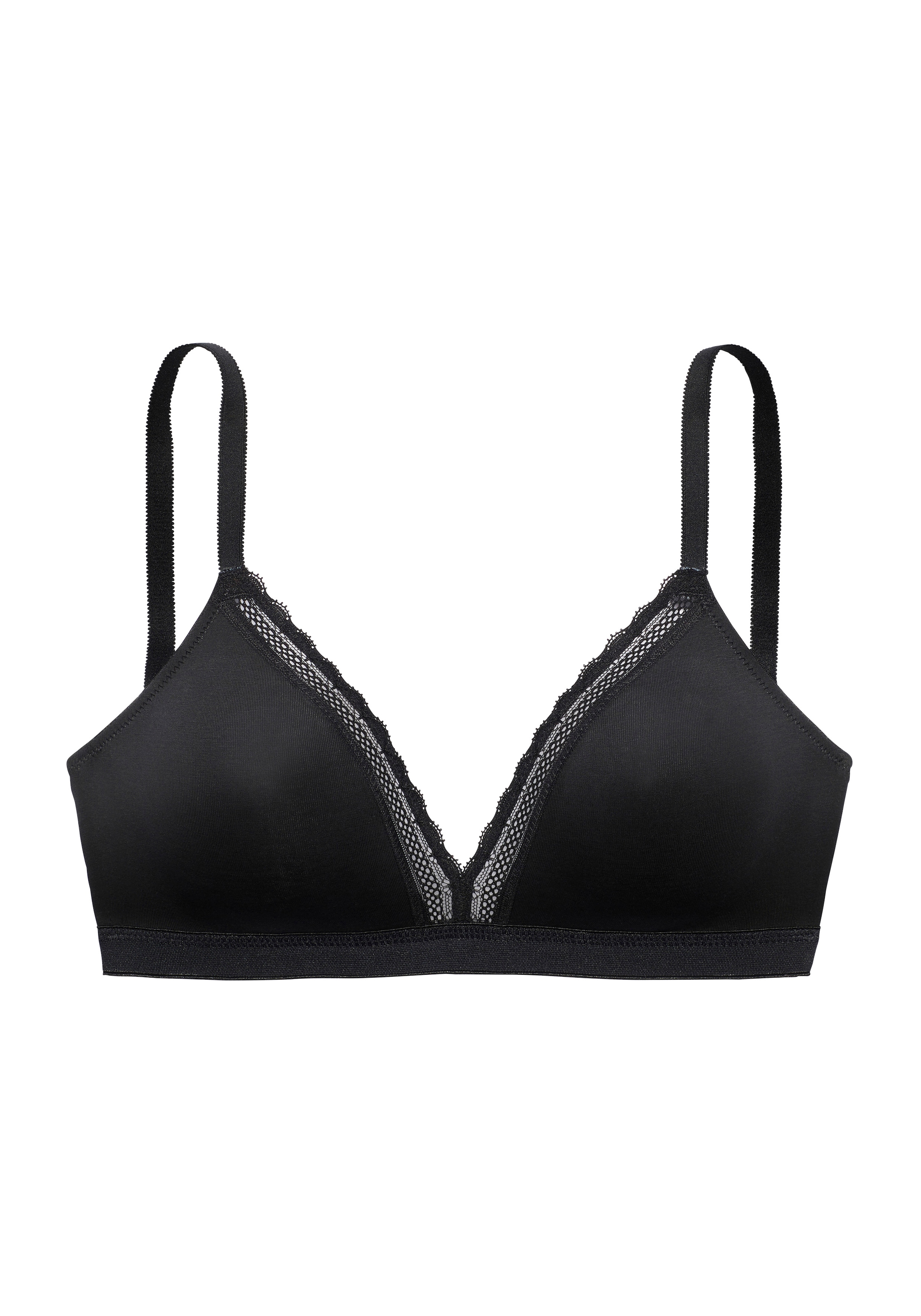 Vivance Bralette-BH ohne Bügel, aus weicher Baumwollqualität