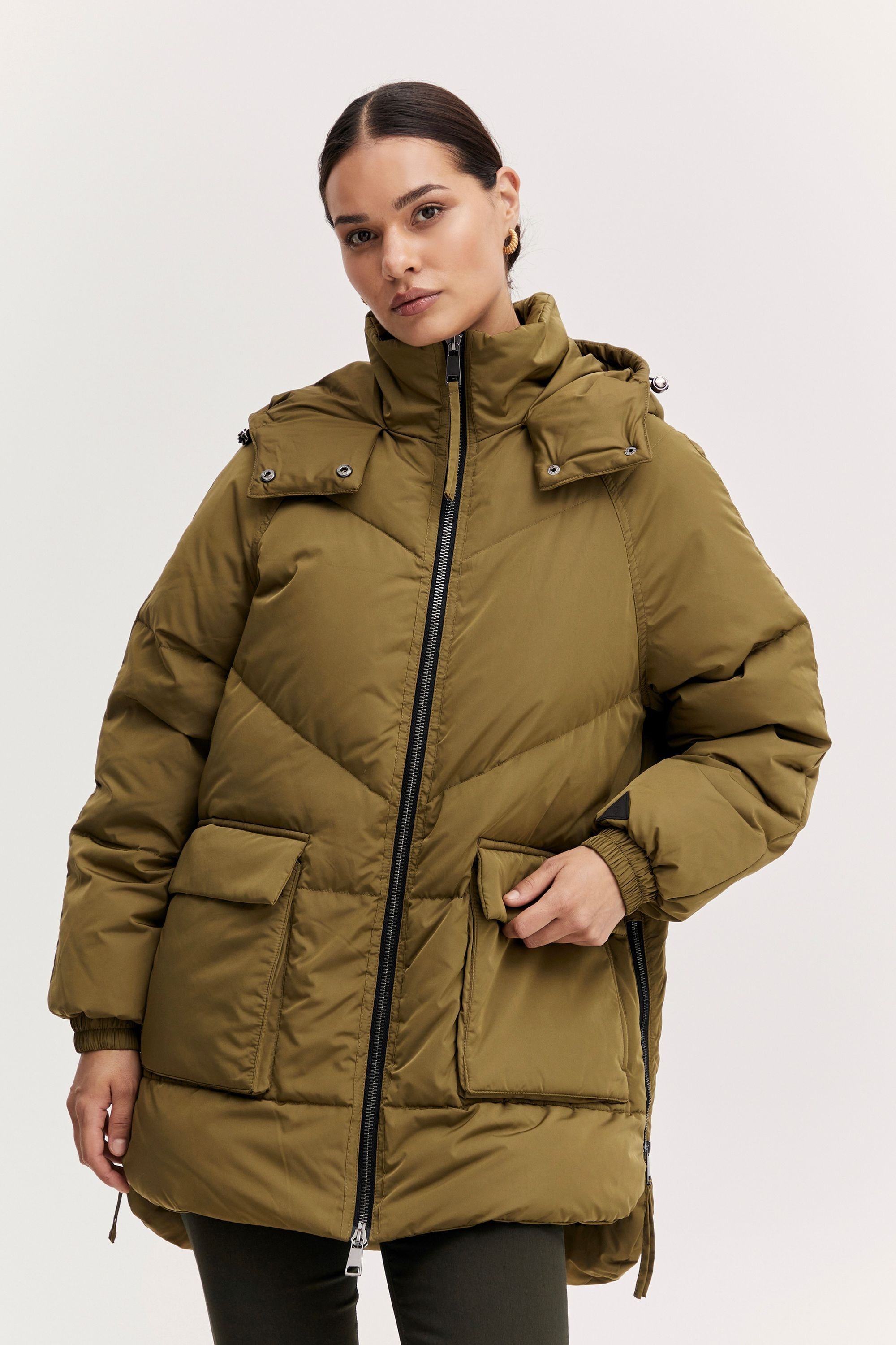 b.young Winterjacke »Winterjacke BYCristel«, mit Kapuze