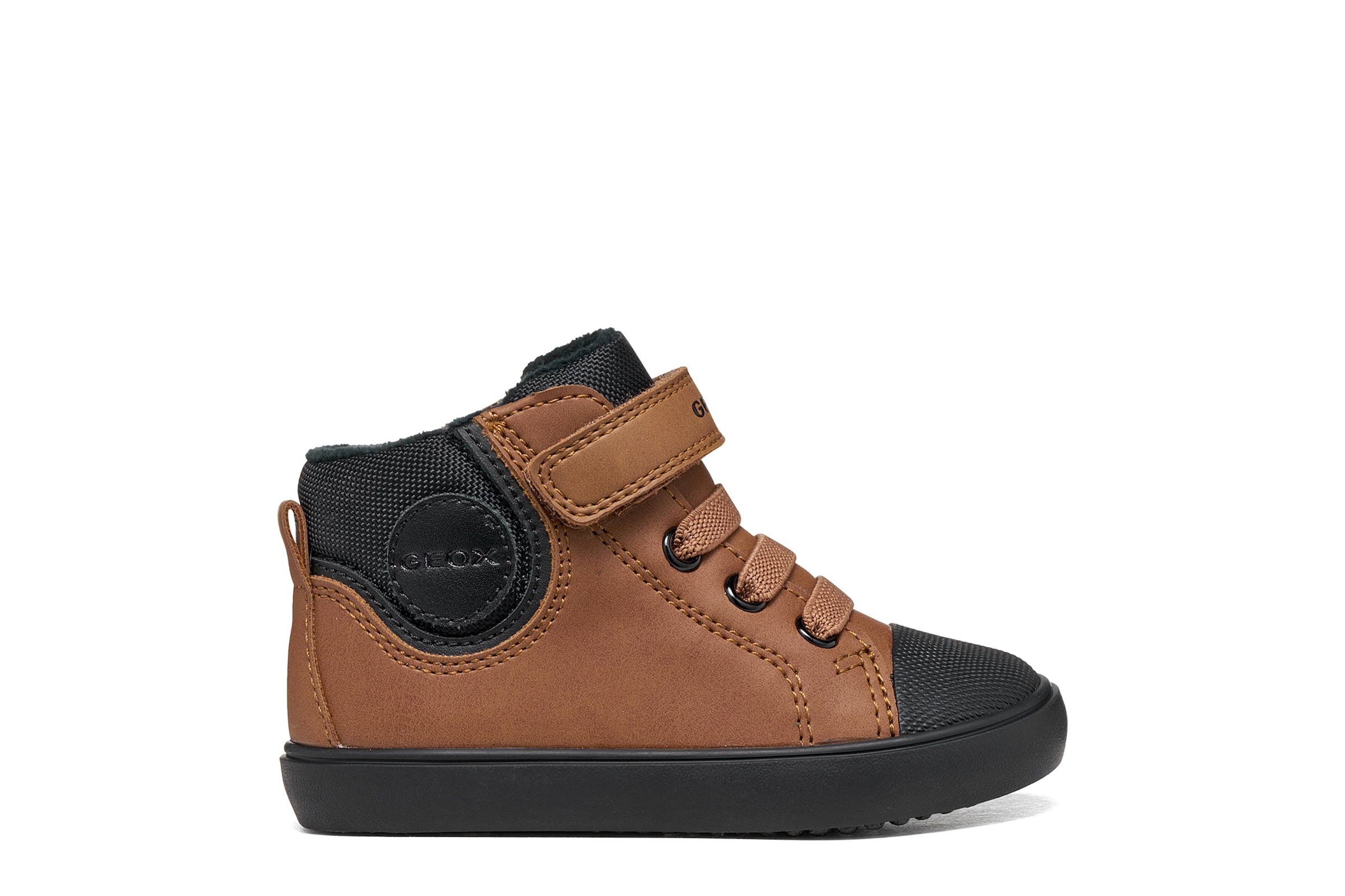 Geox Lauflernschuh »B GISLI BOY«  Schnürboots, Winterboots, Ziernähte, Größenschablone zum Download