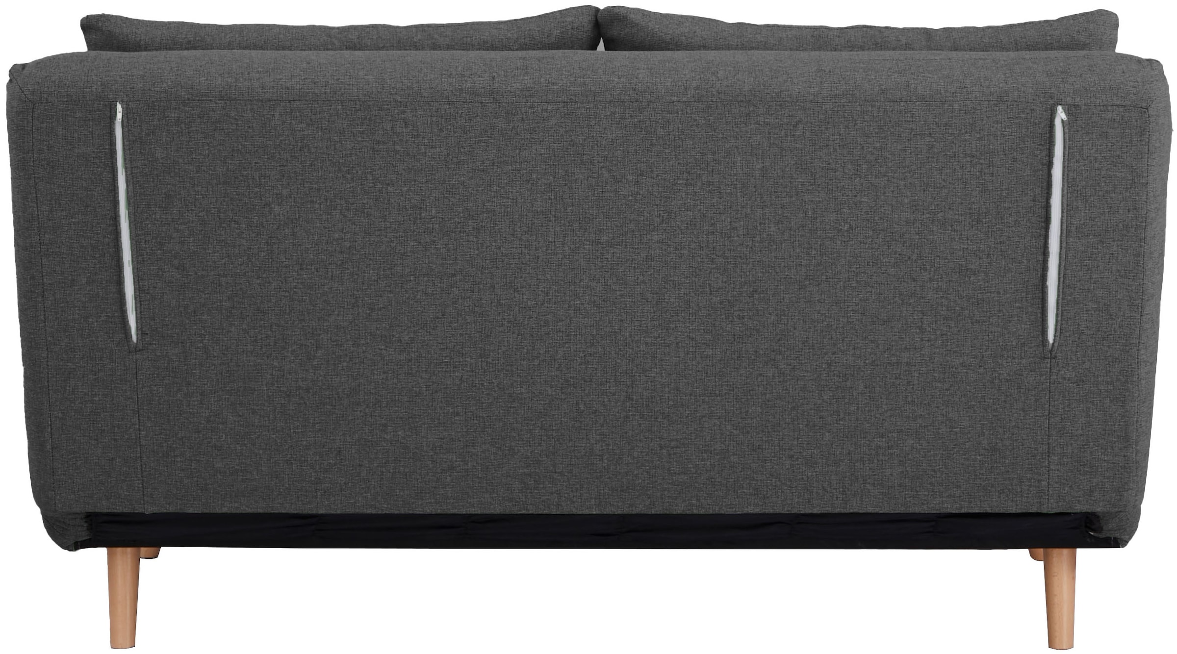 Home affaire 2-Sitzer »AINSLEY 140 cm - verstellbare Rückenlehne« wandelbar zum Gästebett, Relaxsofa, Webstoff u. Cord-Bezug