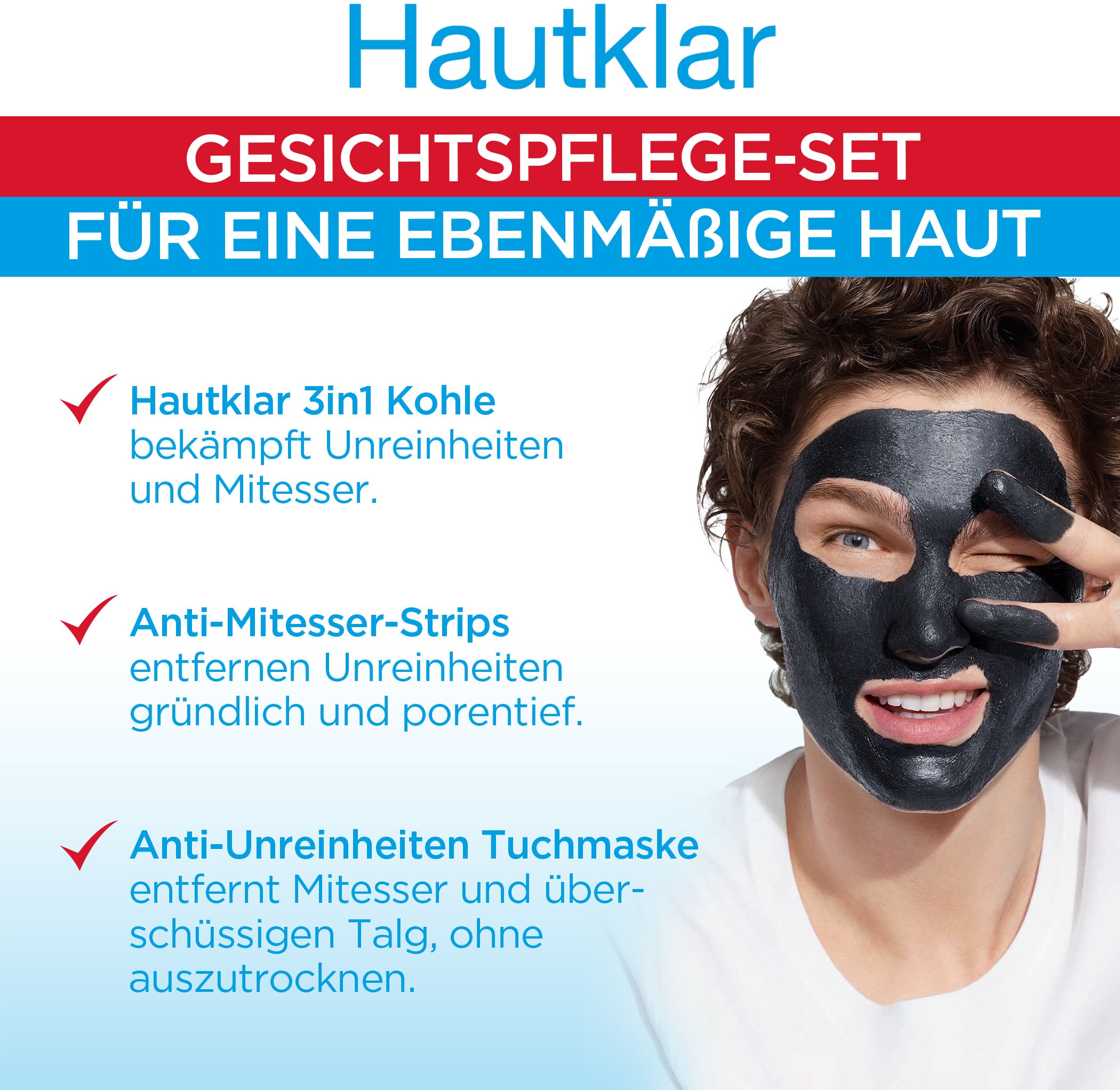 GARNIER Pflege-Set »SkinActive Mitesser SOS Set«, mit hoher Wirksamkeit