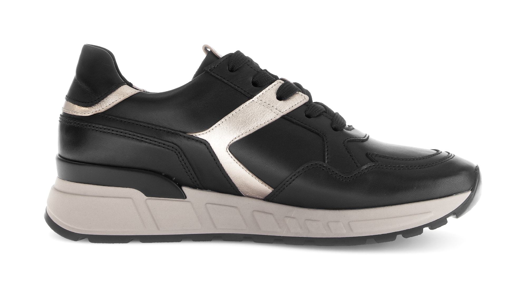 Gabor Keilsneaker »DAVOS«  Schnürer, Halbschuh, Freizeitschuh in Komfortweite H (=sehr weit)