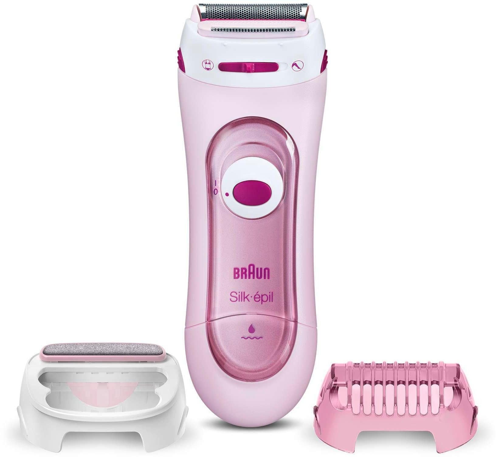 Braun Elektrorasierer »Silk-épil Lady Shaver 5-360 3-in-1«, Kabelgebundenes Gerät