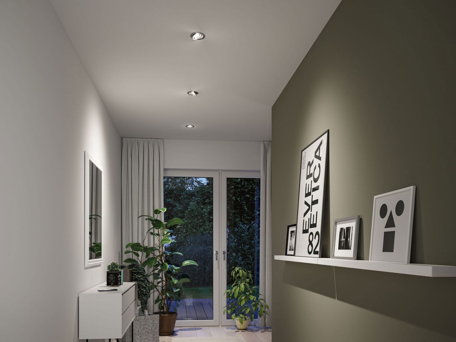Paulmann LED Einbauleuchte »LED Einbauleuchte White Select Aumus 3xSet 5W 700lm 2300V 2700 - 6500K« 3 Stk. Tageslichtweiß Memoryfunktion, mehrere Helligkeitsstufen, Farbwechsler, Farbsteuerung