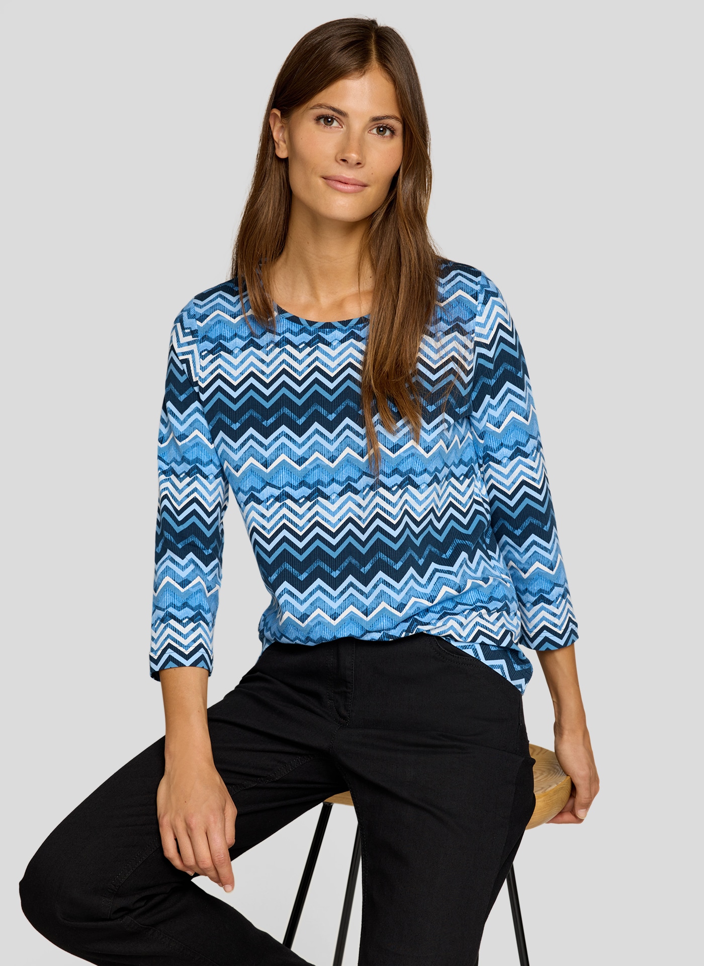 Rabe 3/4-Arm-Shirt, mit All-Over Print