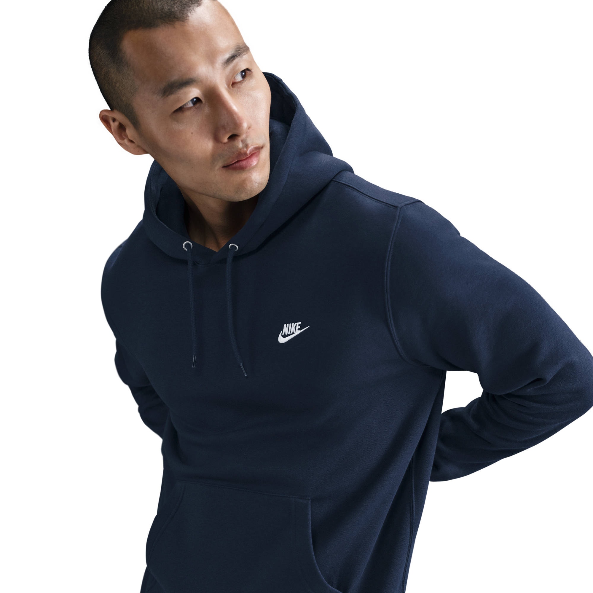 Nike Sportswear Kapuzensweatshirt »M NK CLUB BB PO HOODIE«, mit Kängurutasche, mit angesetztem Bündchen, ohne Verschluss
