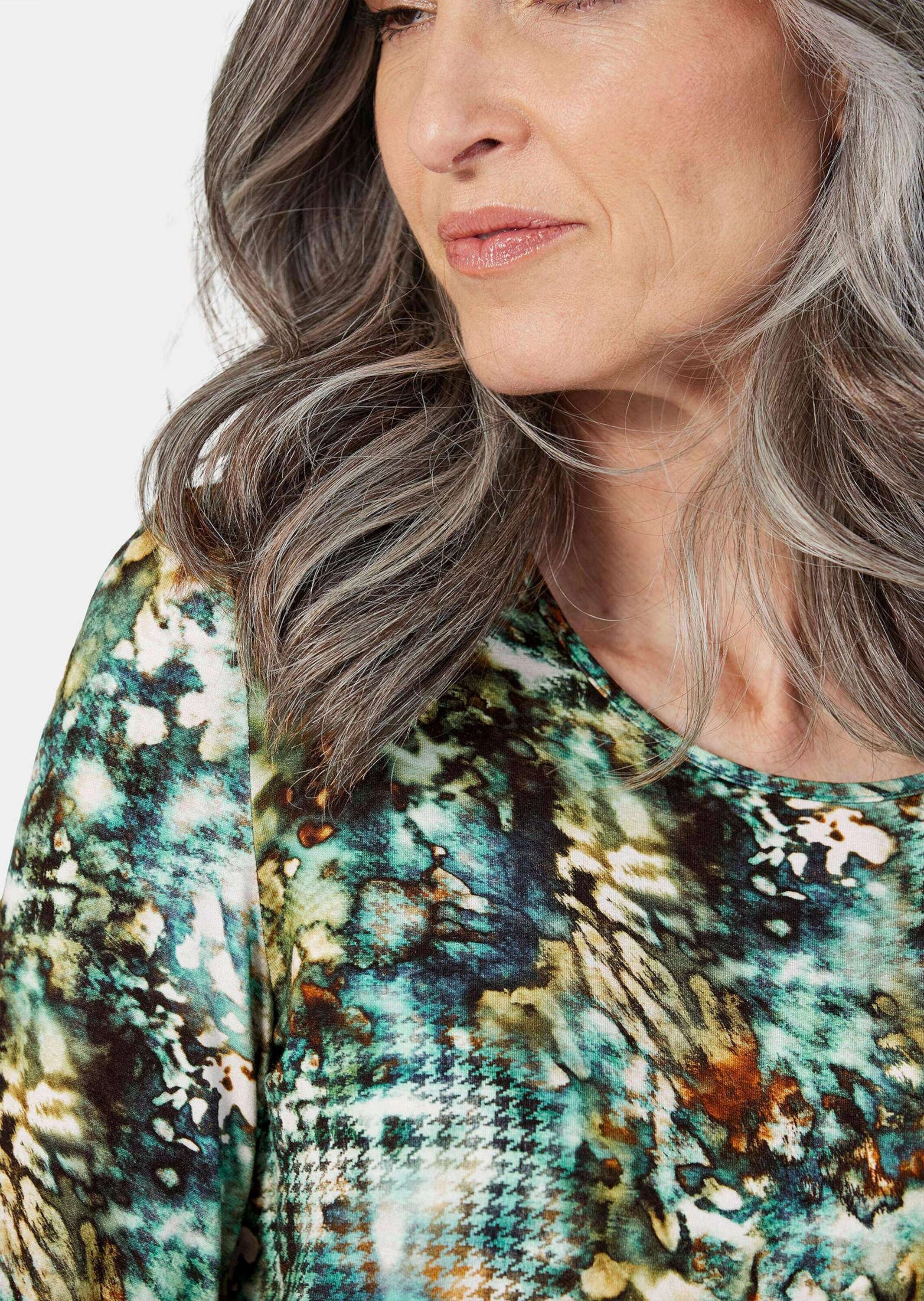 GOLDNER Print-Shirt »Langarmshirt mit Druck«