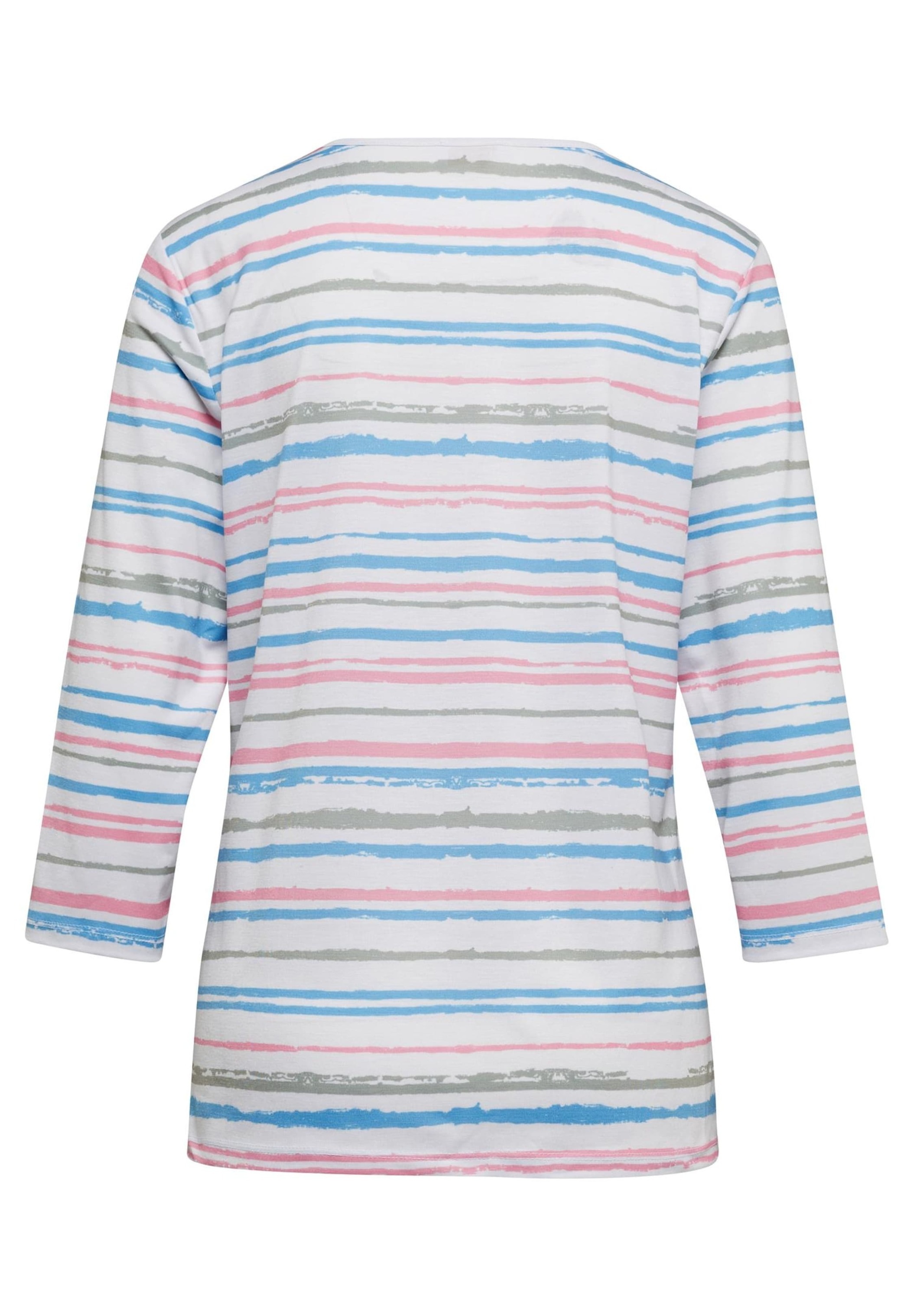 GOLDNER 3/4-Arm-Shirt »Pflegeleichtes Shirt in Ringeloptik«