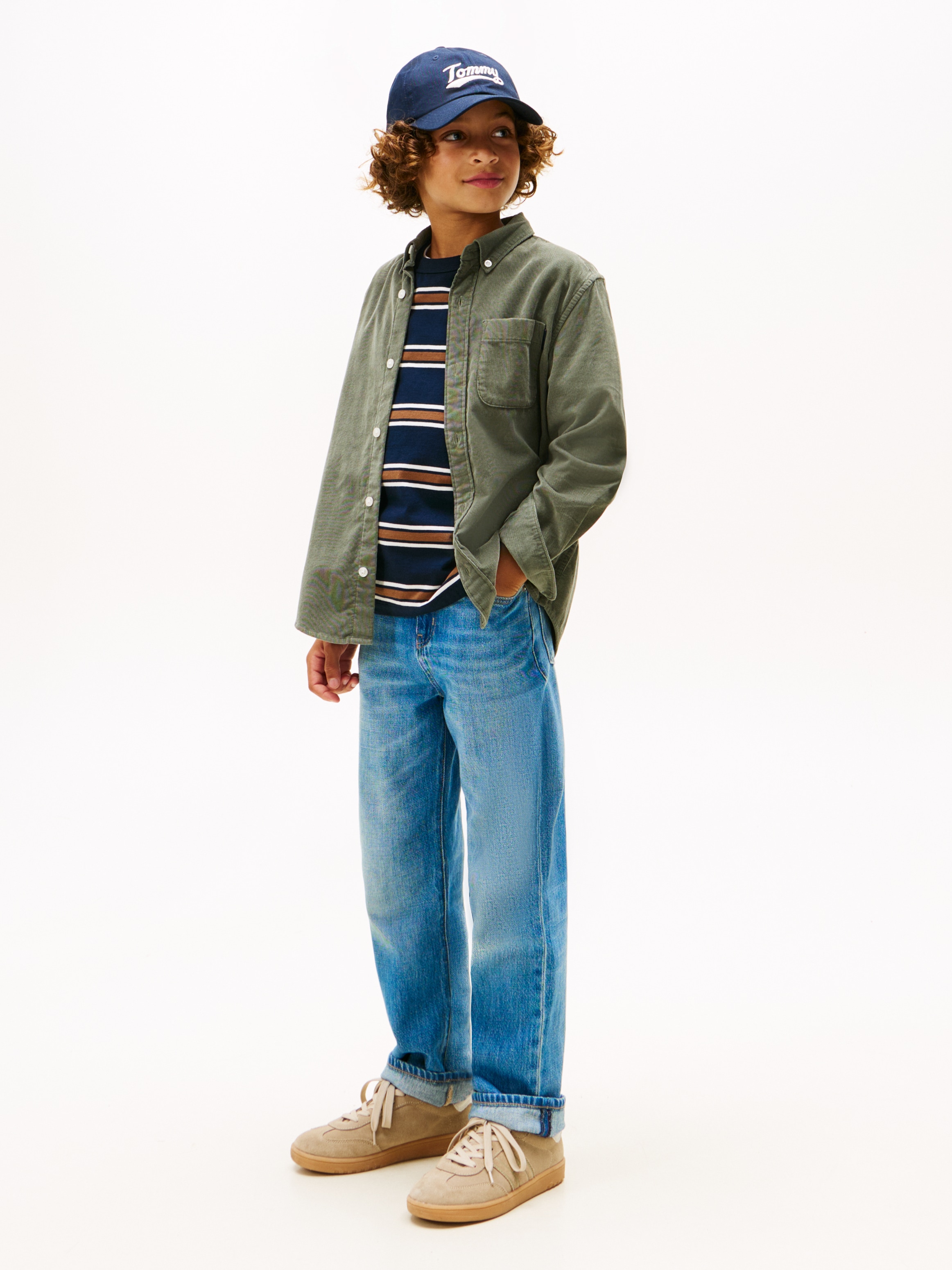 Tommy Hilfiger Langarmhemd »CORDUROY SHIRT«, Kinder bis 16 Jahre