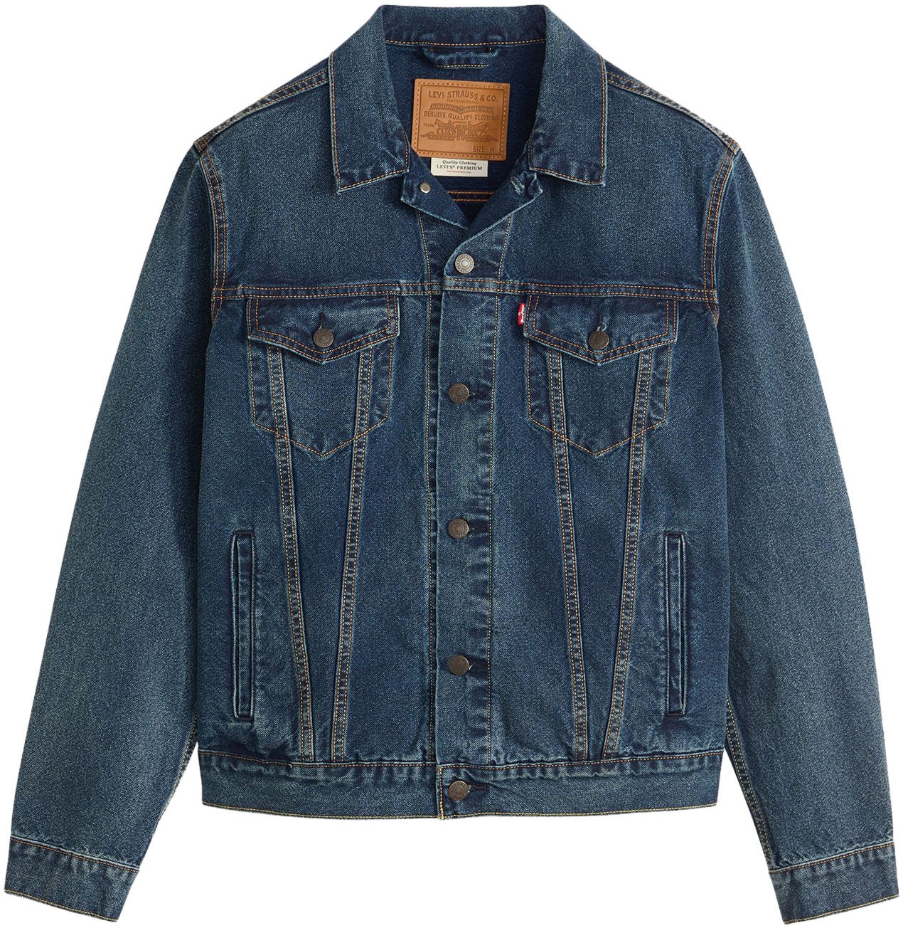 Levi's® Jeansjacke »VINTAGE FIT TRUCKER JKT«, ohne Kapuze, mit Knopfleiste