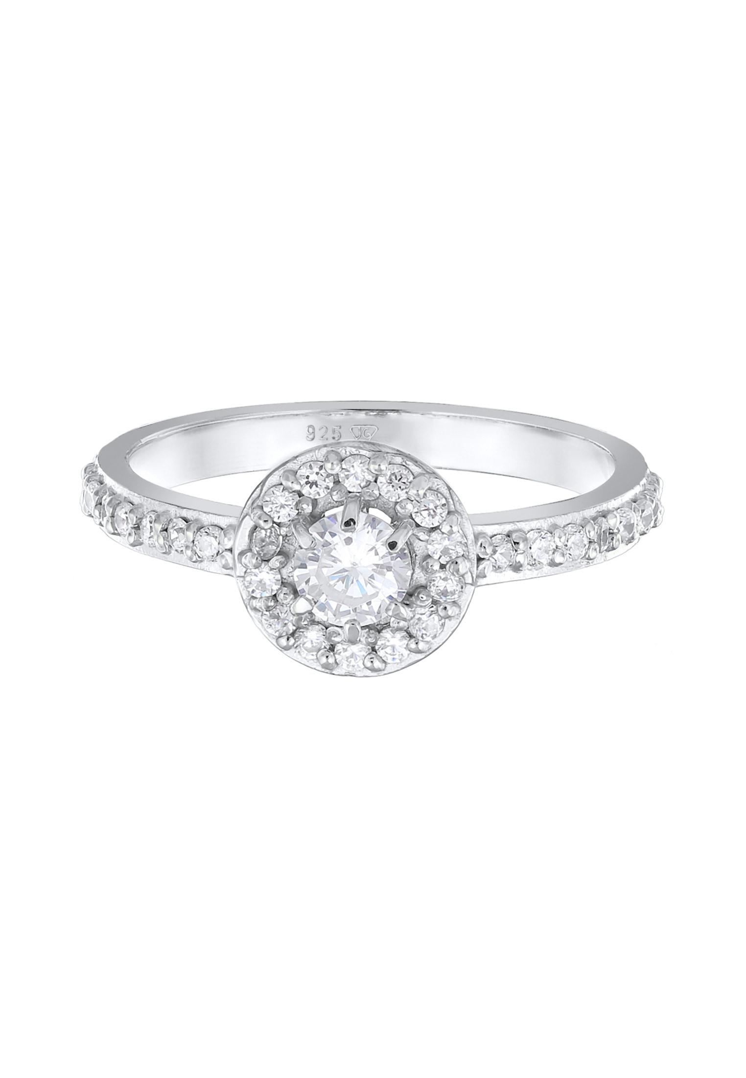 Elli Verlobungsring »Ring Zirkonia Klassik Verlobung 925 Silber«