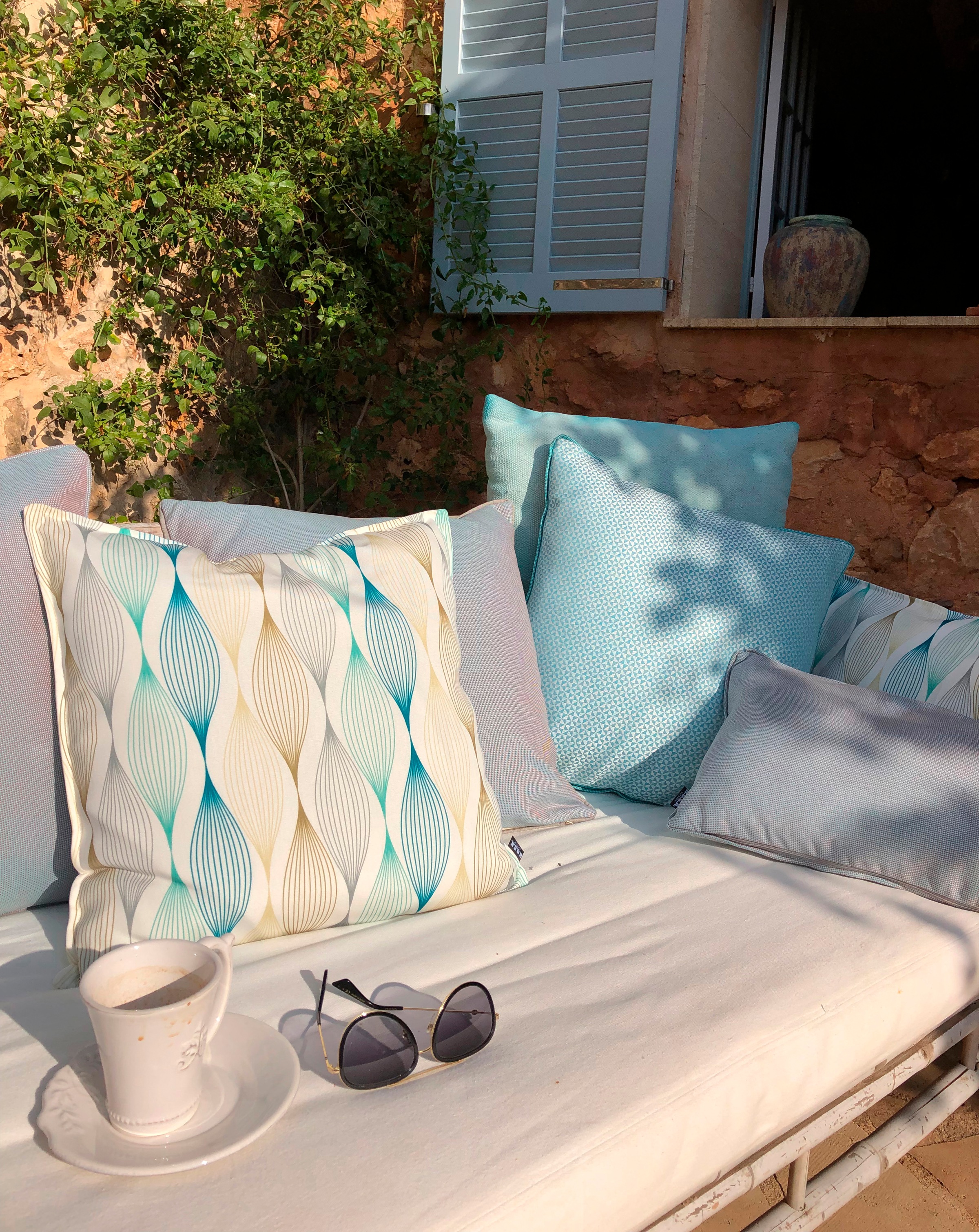 H.O.C.K. Dekokissen »Pepe« Kissenhülle mit Füllung, 1 Stück, Outdoor geeignet