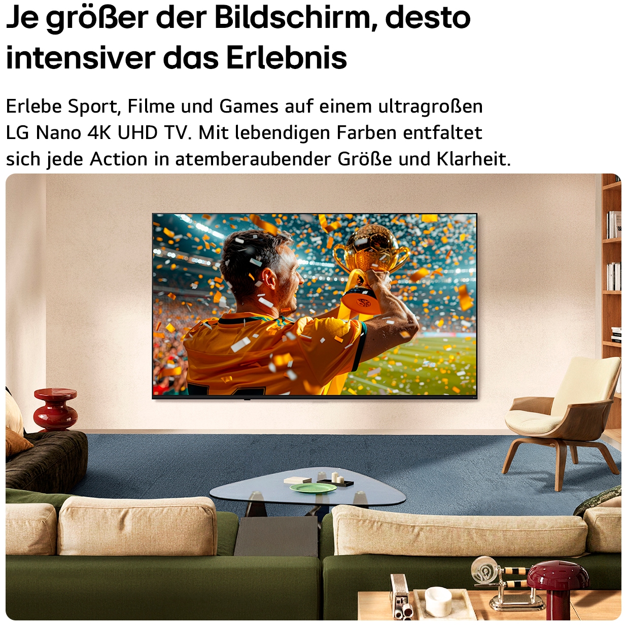 LG LED-Fernseher »85NU850B6LA« 215 cm/85 ″ Smart-TV